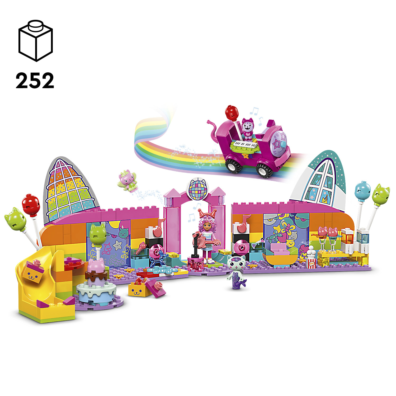 Gabby´s Dollhouse - Gabby vakarėlių kambarys, Lego - Image 5