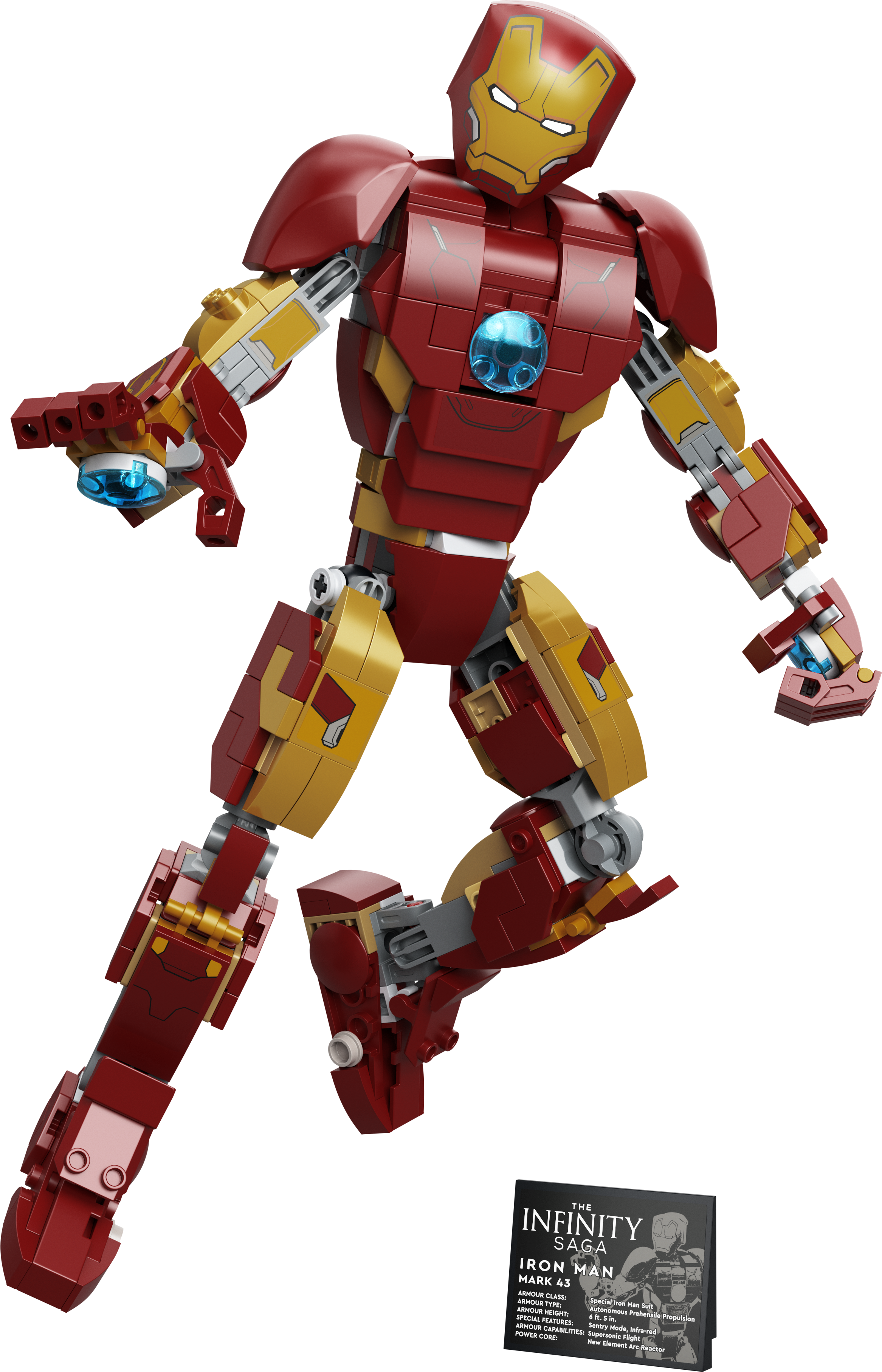 Avengers - Iron Man konstruojama figūrėlė, Lego - Image 2