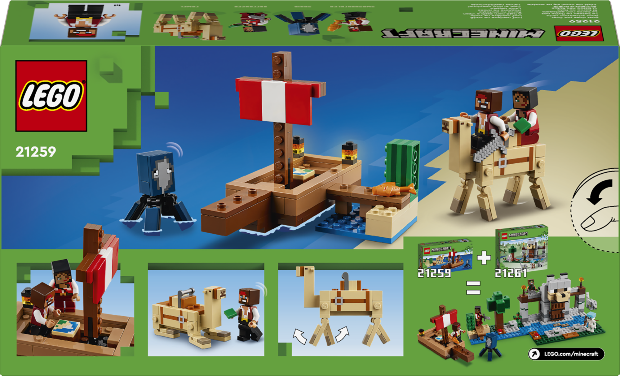 Minecraft - Kelionė piratų laivu, Lego - Image 2