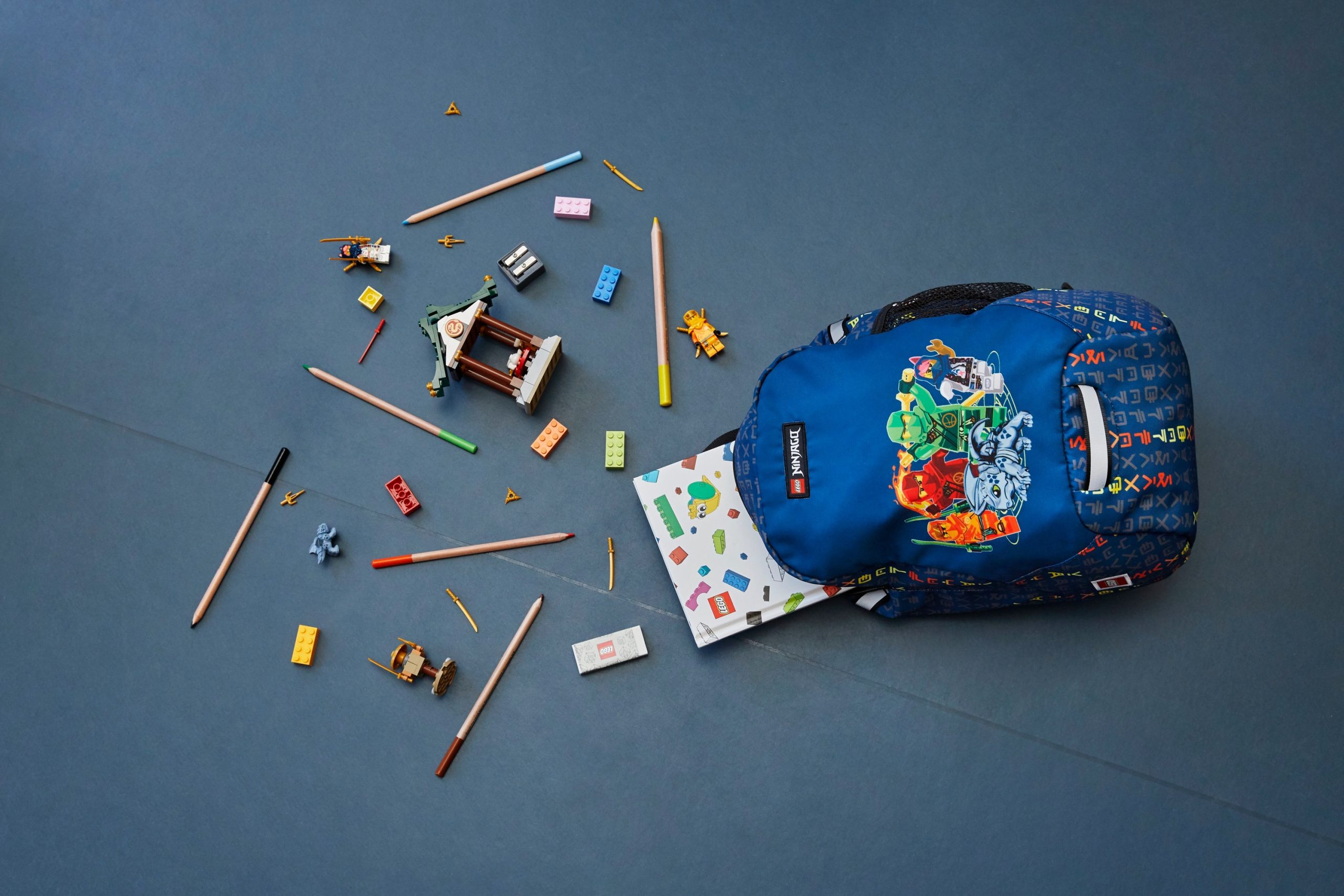 Ninjago – Mėlyna kuprinė - 32 cm - Image 5