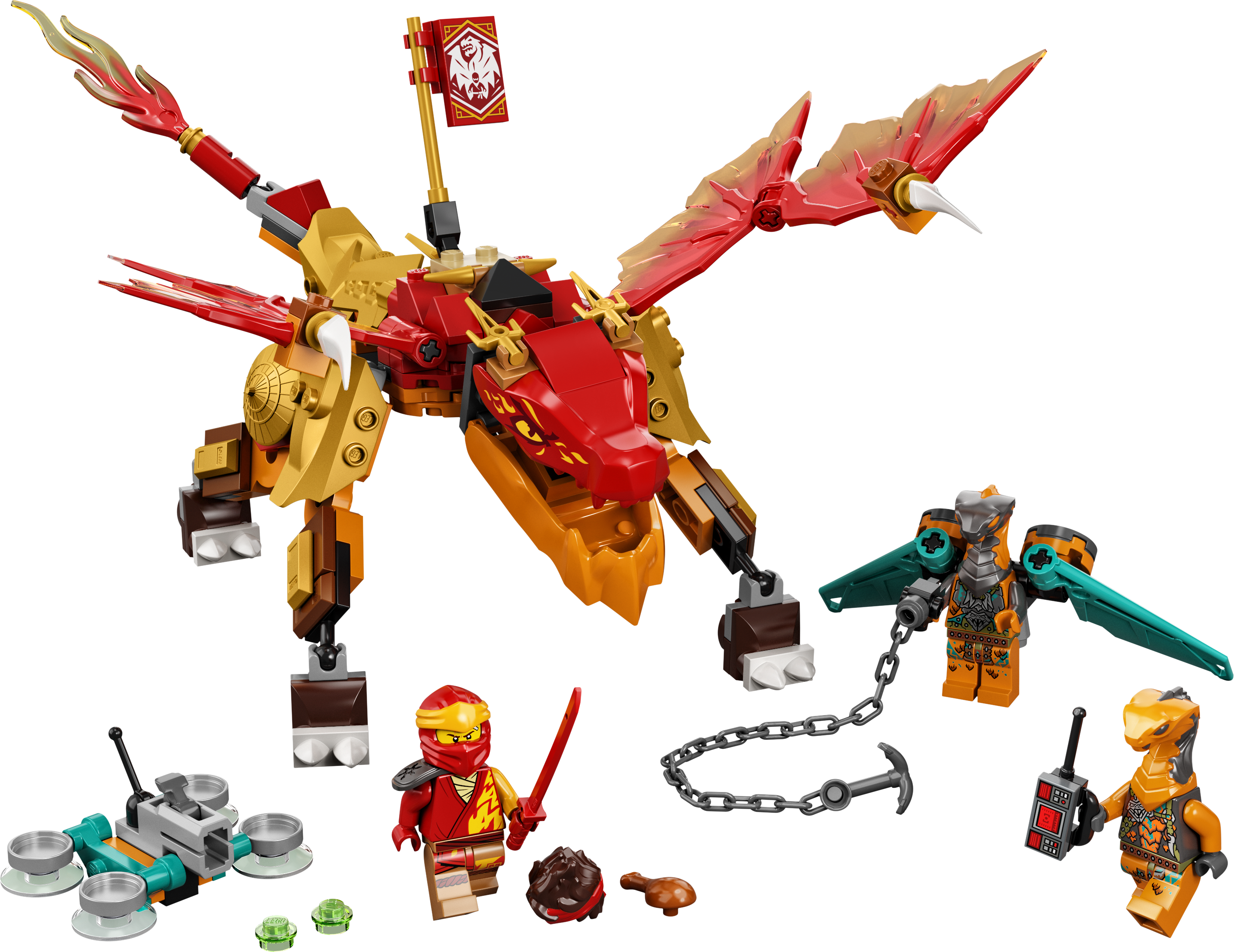 Ninjago - Kai ugnies drakonas EVO, Lego - Image 6