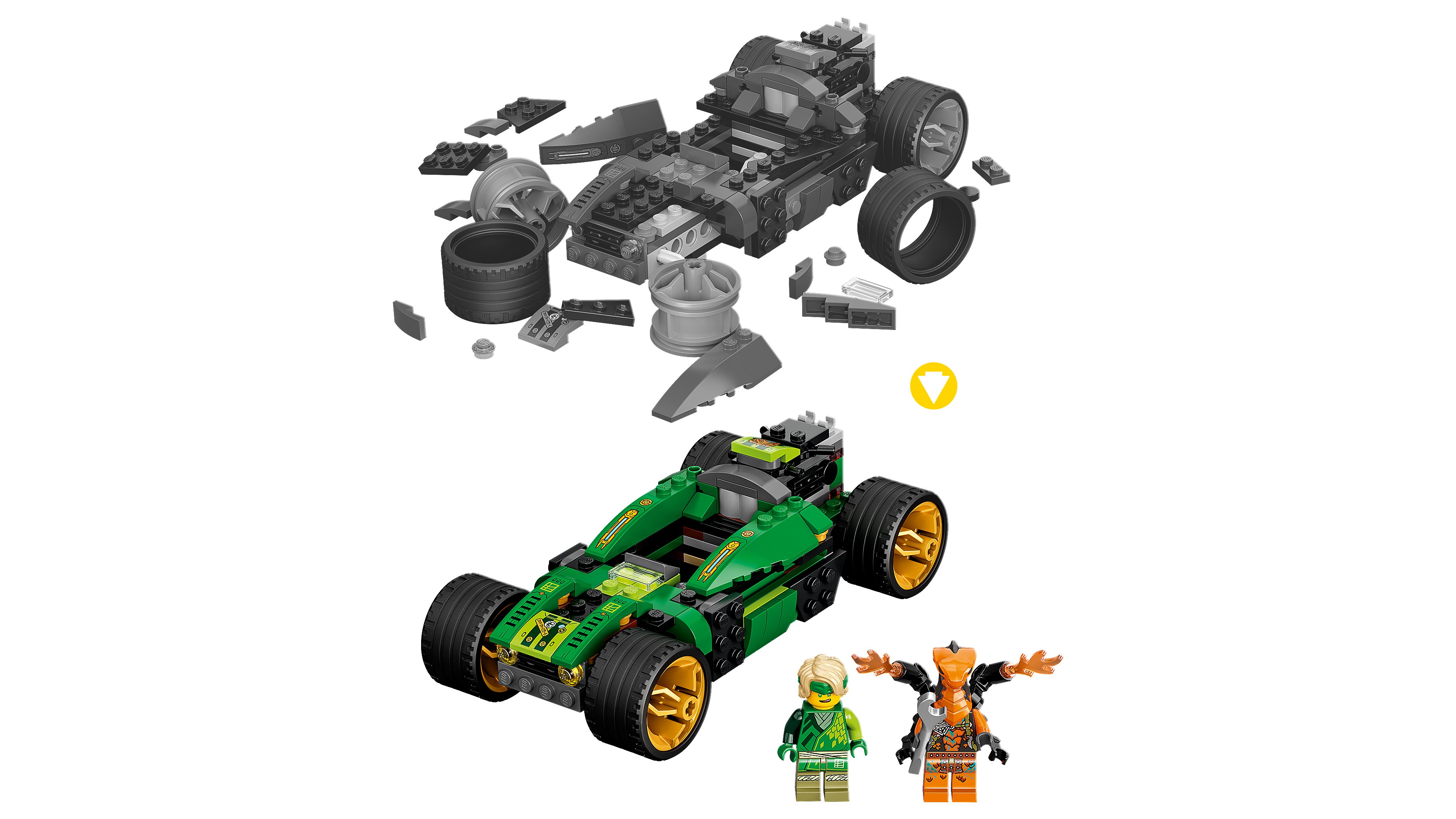 Ninjago - Lloyd lenktynių automobilis EVO, Lego - Image 3