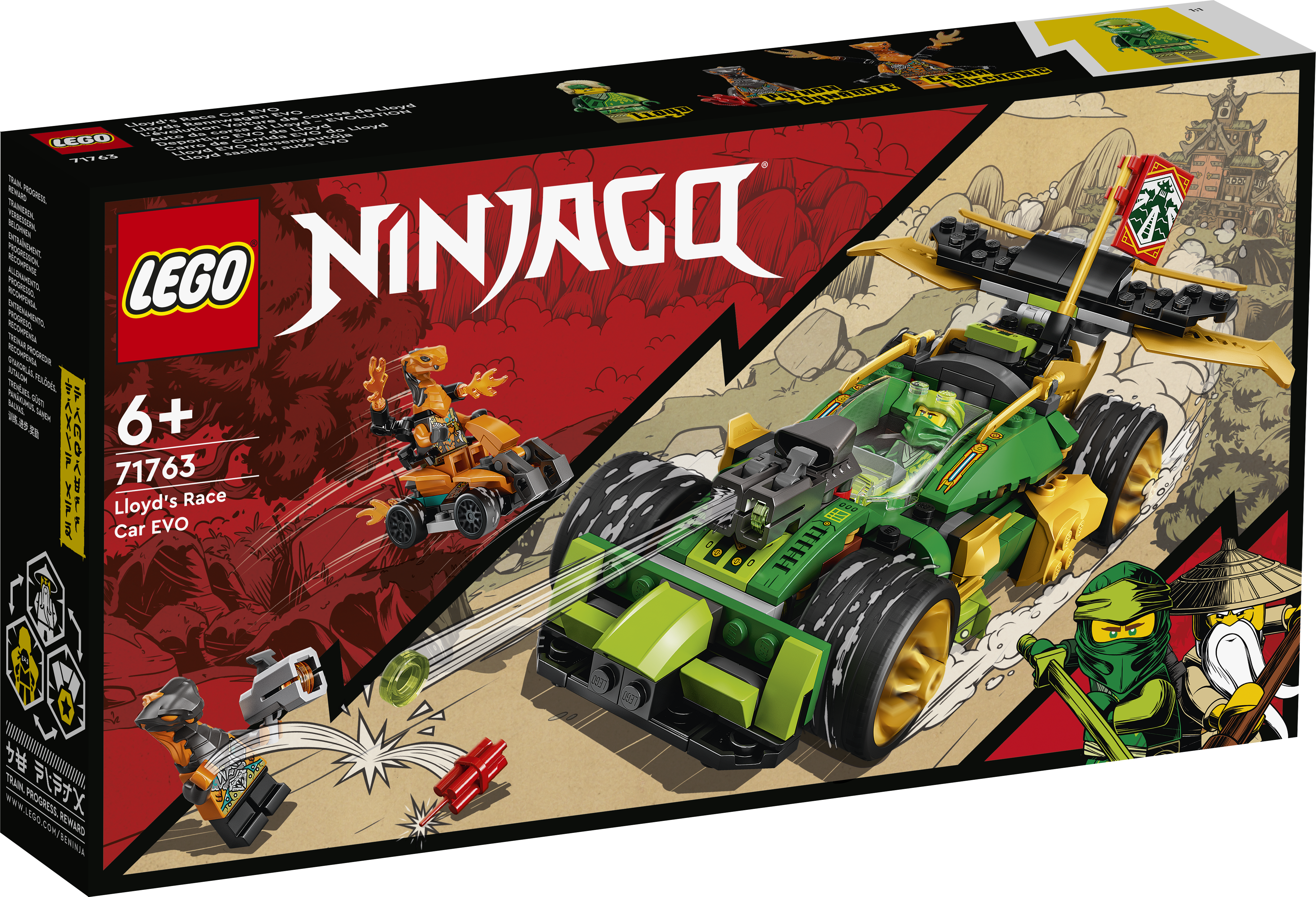 Ninjago - Lloyd lenktynių automobilis EVO, Lego