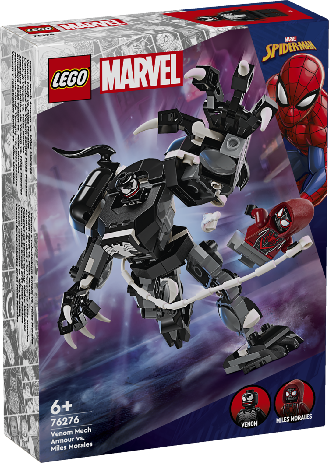 Spider-Man - Venom šarvai-robotas prieš Miles Morales