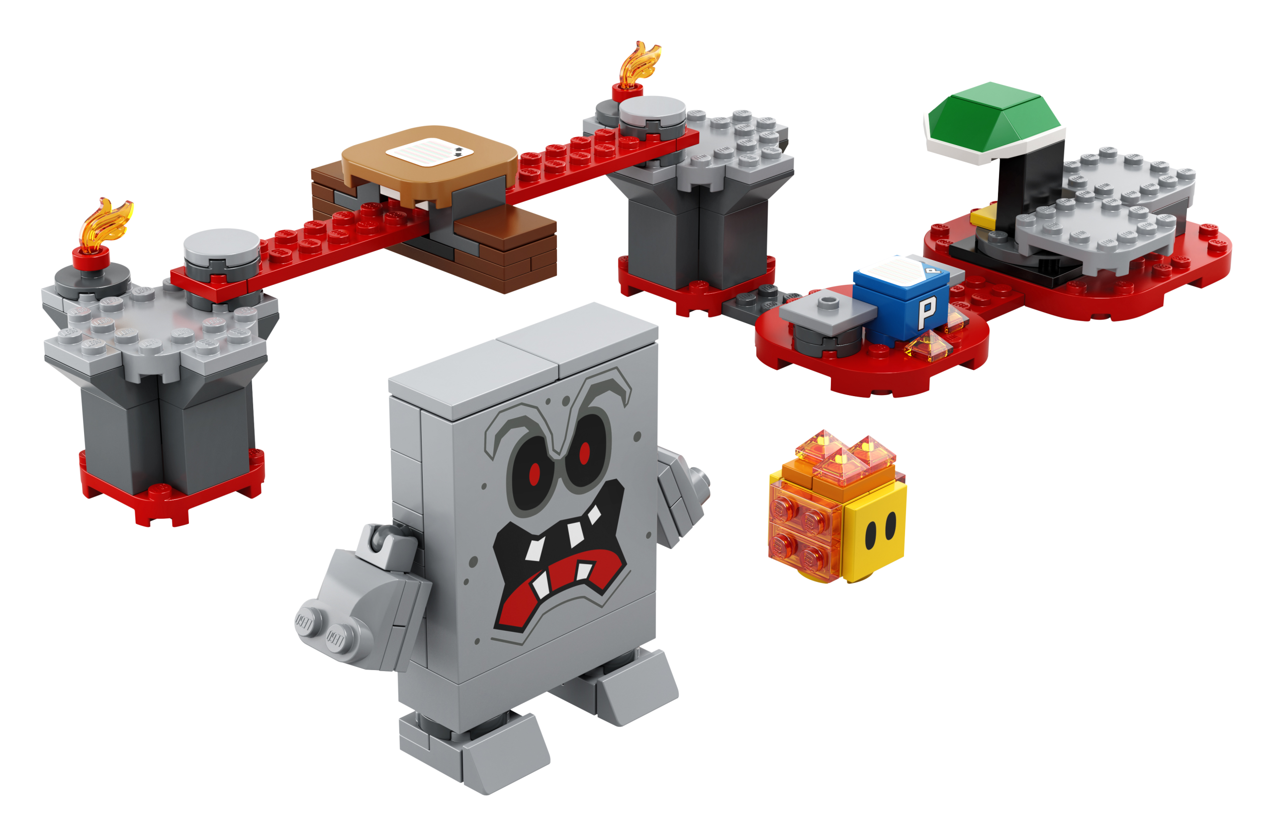 Super Mario - Whomp lavos negandų papildymas, Lego - Image 2