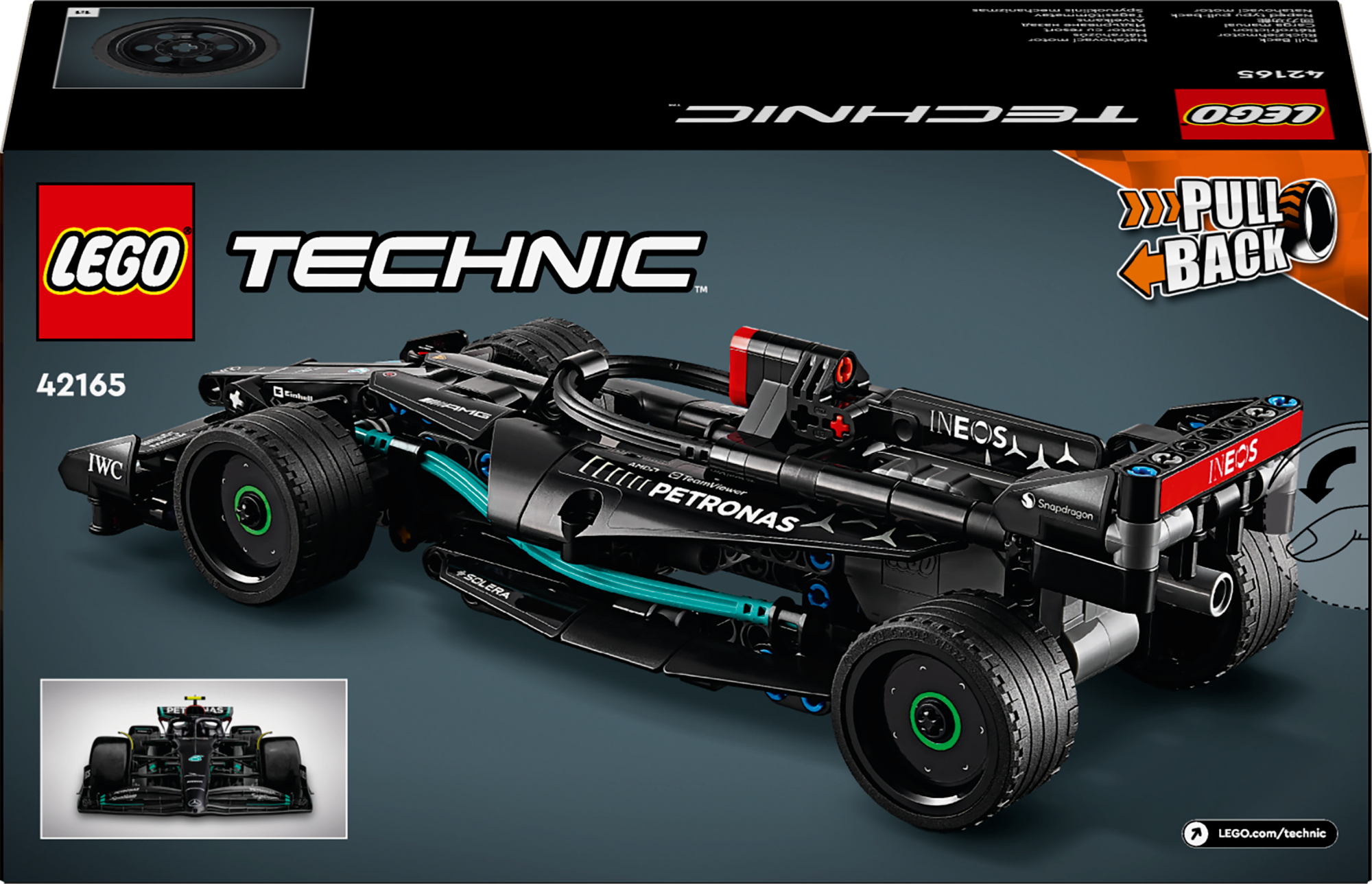 LEGO Technic - Automobilis Mercedes-AMG F1 W14 E Performance Pull-Back - Image 3