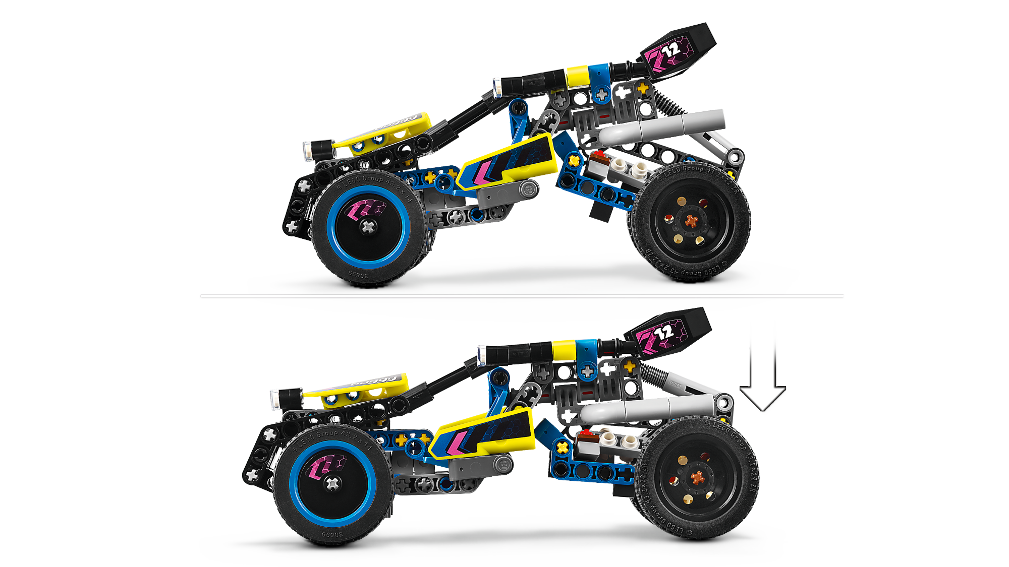 LEGO Technic - Bekelės lenktynių bagis - Image 3