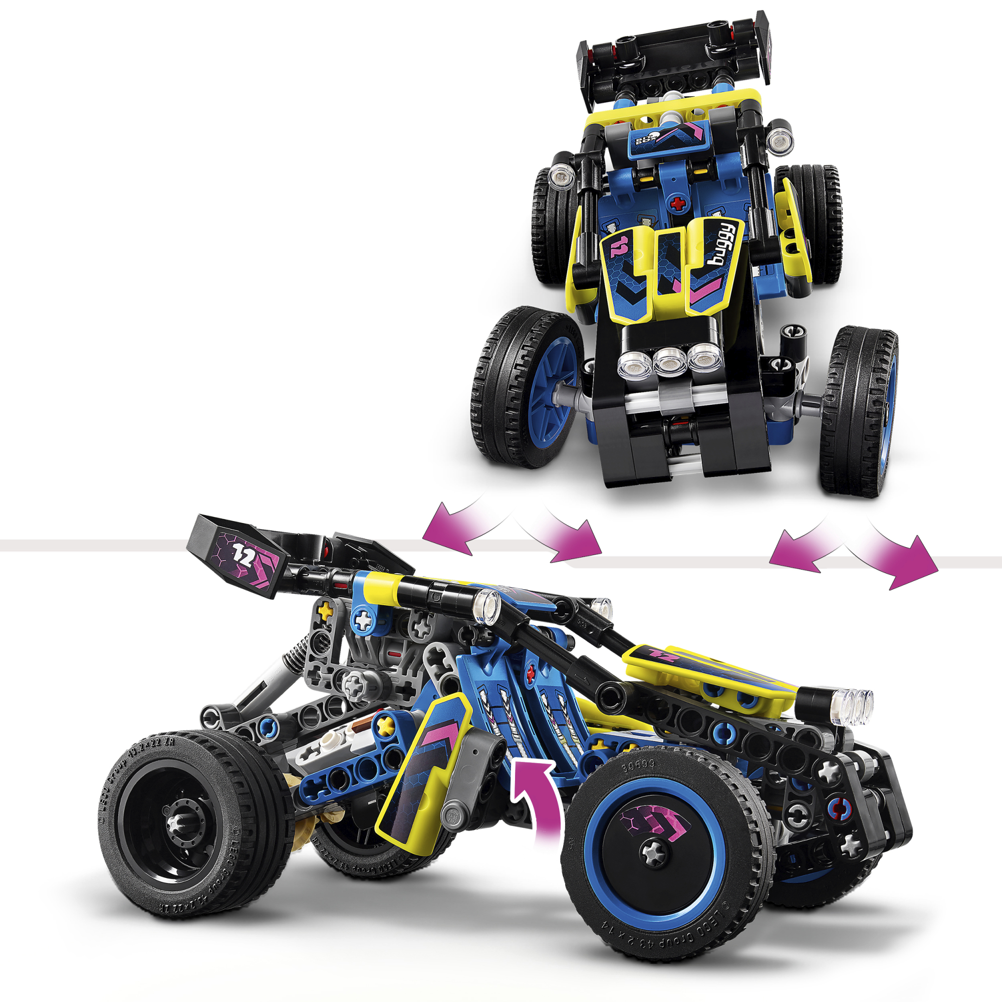 LEGO Technic - Bekelės lenktynių bagis - Image 4
