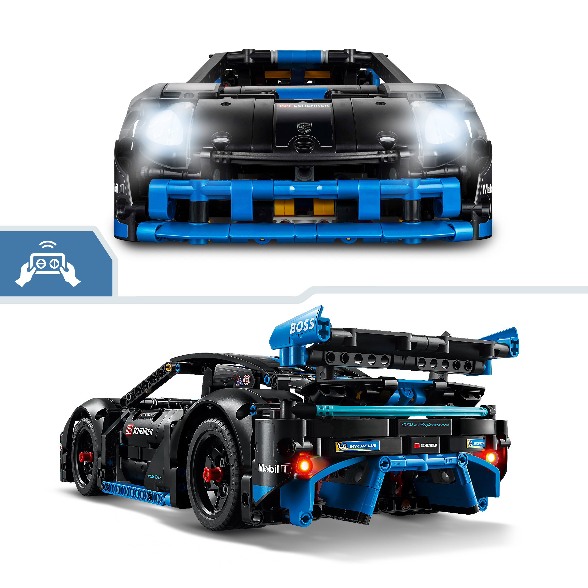 LEGO Technic – Lenktyninis automobilis Porsche GT4 e-Performance - Image 3