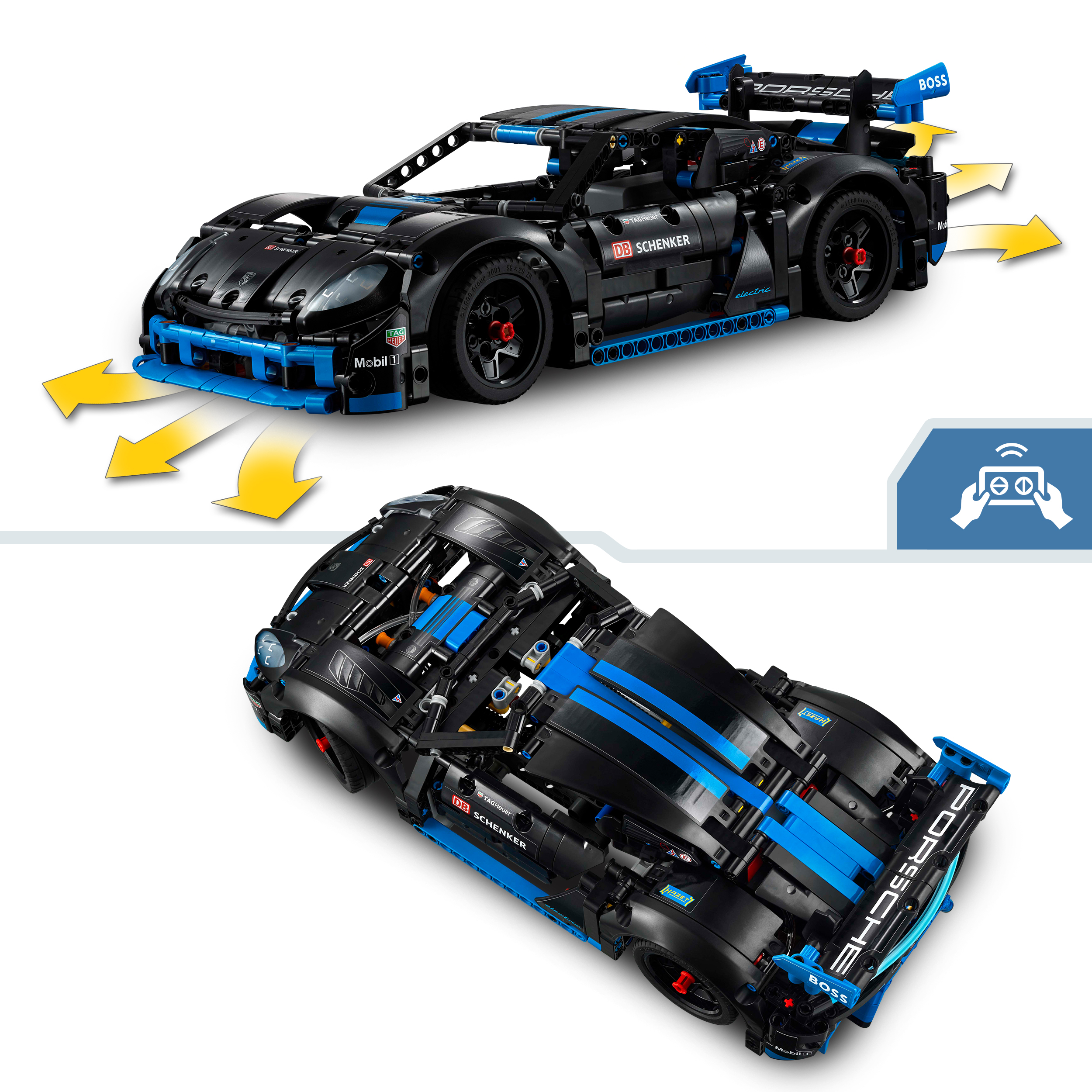 LEGO Technic – Lenktyninis automobilis Porsche GT4 e-Performance - Image 4