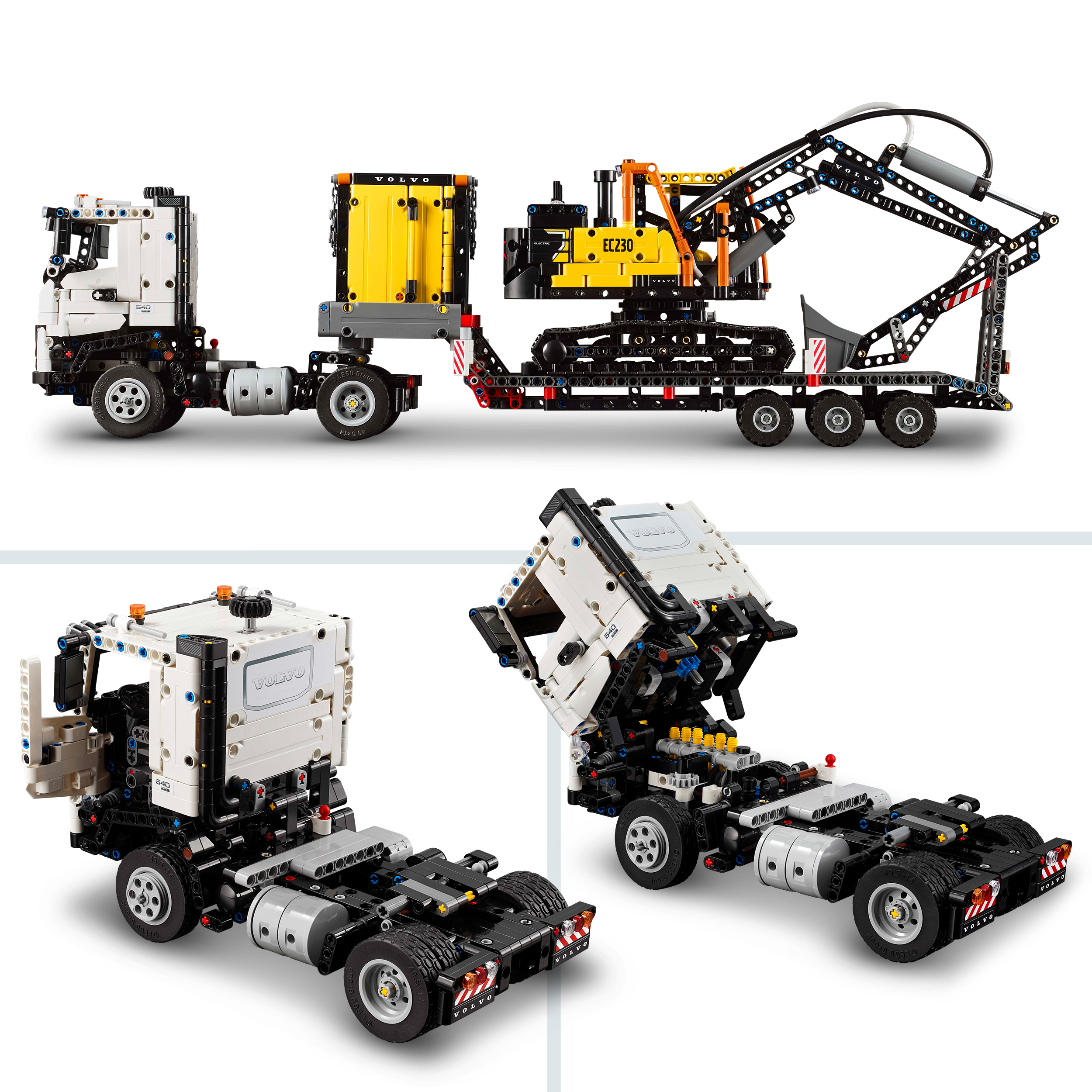 LEGO Technic – Sunkvežimis Volvo FMX ir elektrinis ekskavatorius Volvo EC230 - Image 3