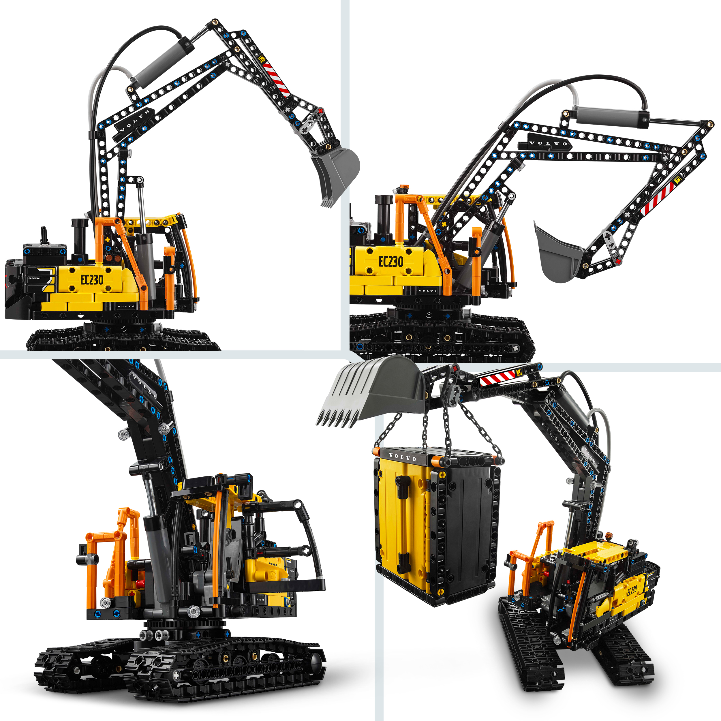 LEGO Technic – Sunkvežimis Volvo FMX ir elektrinis ekskavatorius Volvo EC230 - Image 4