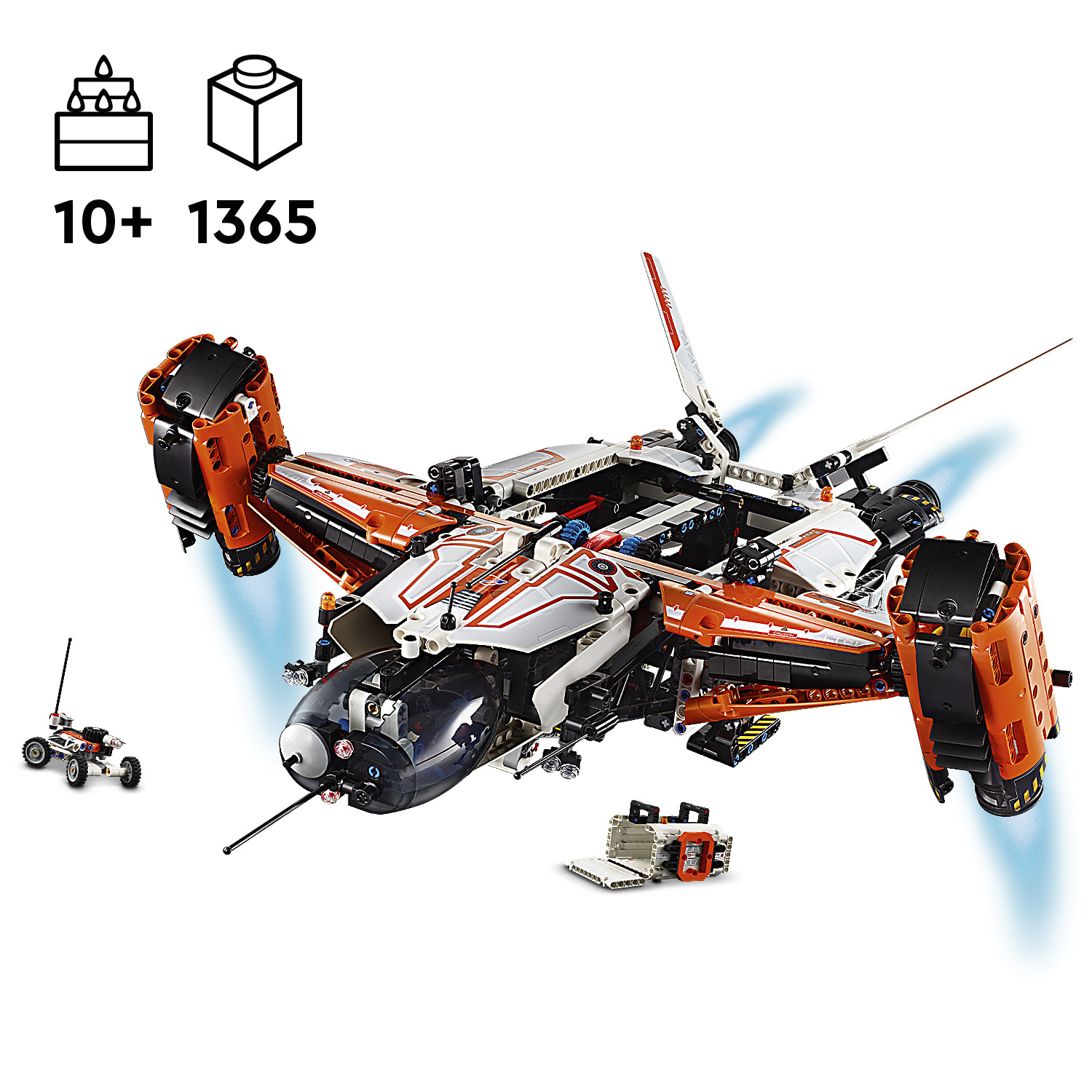 LEGO Technic - VTOL sunkiasvorių krovinių erdvėlaivis LT81 - Image 4