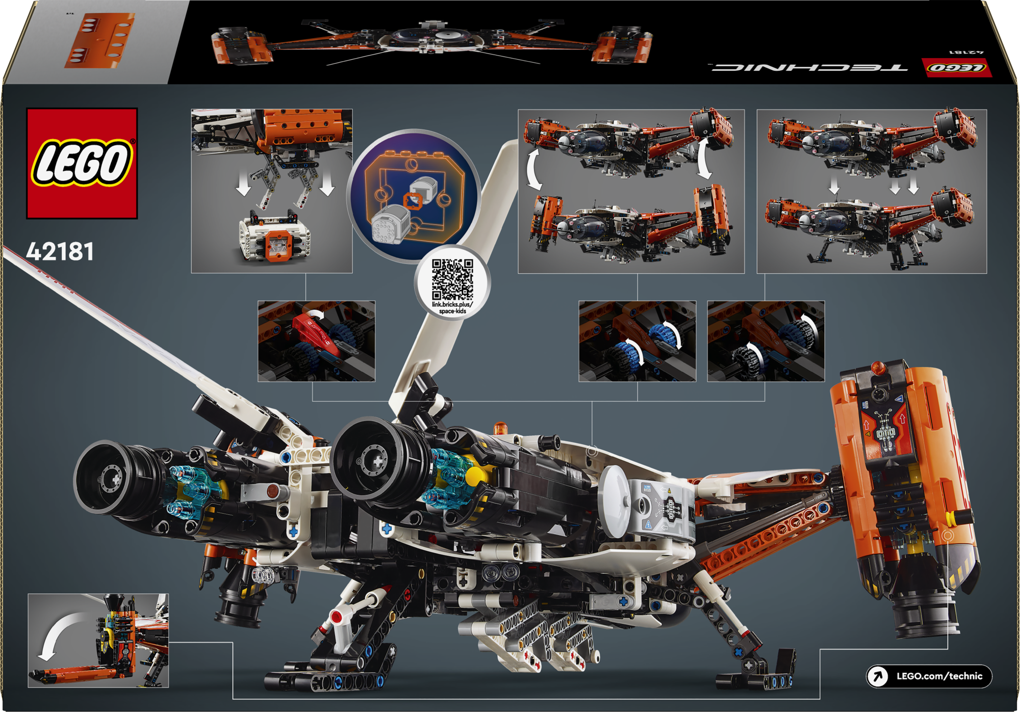LEGO Technic - VTOL sunkiasvorių krovinių erdvėlaivis LT81 - Image 7