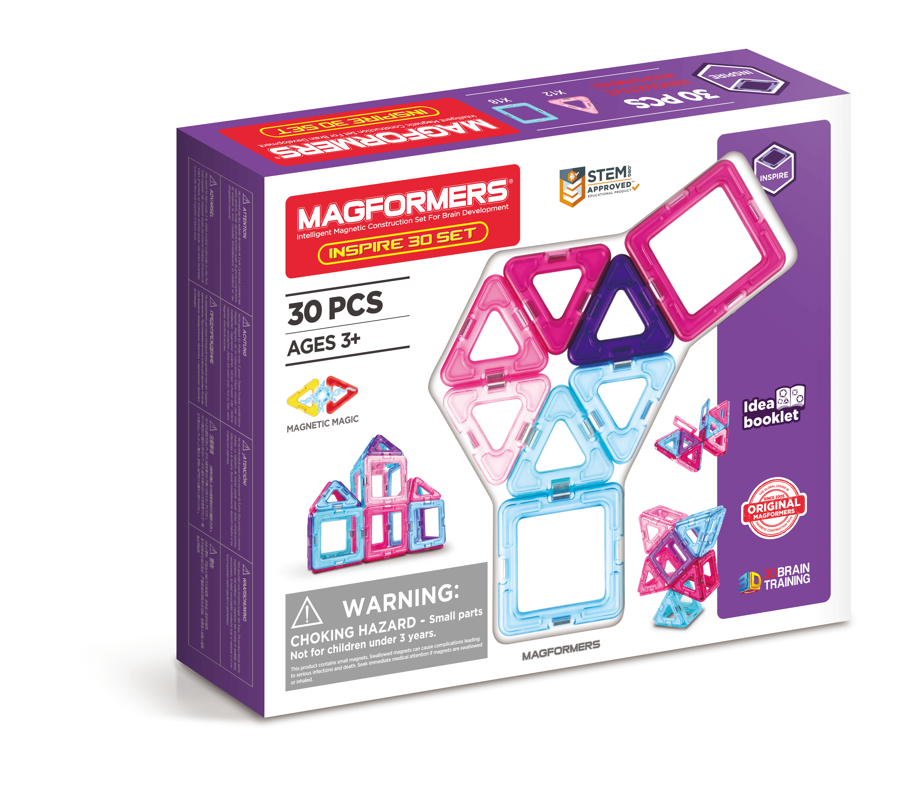 Magformers – Magnetinis rinkinys Inspire, 30 dalių