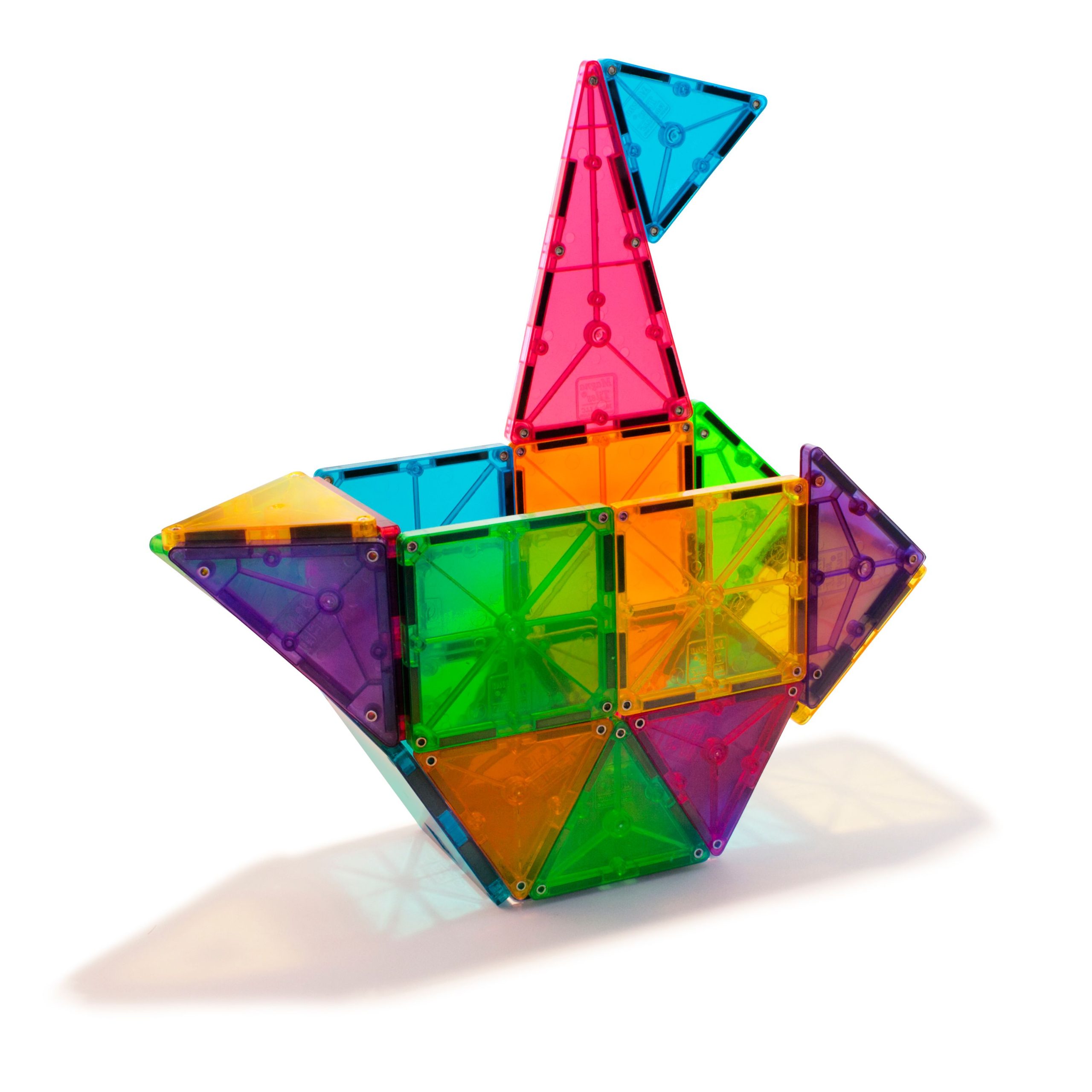 Magna-Tiles – Magnetinis permatomas konstruktorius, 32 dalių - Image 5