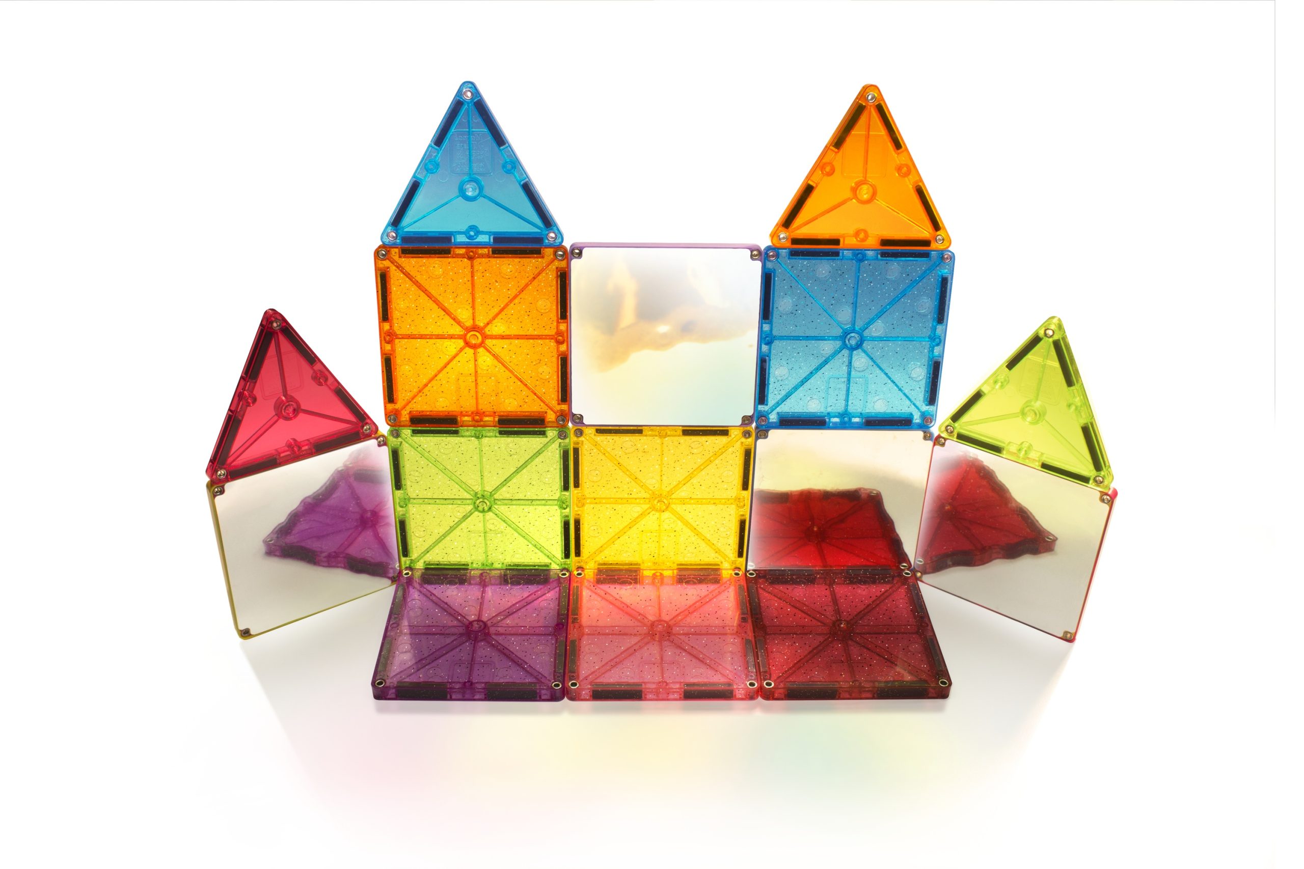 Magna-Tiles – Magnetinis konstruktorius „Žvaigždžių dulkės“, 15 dalių - Image 2