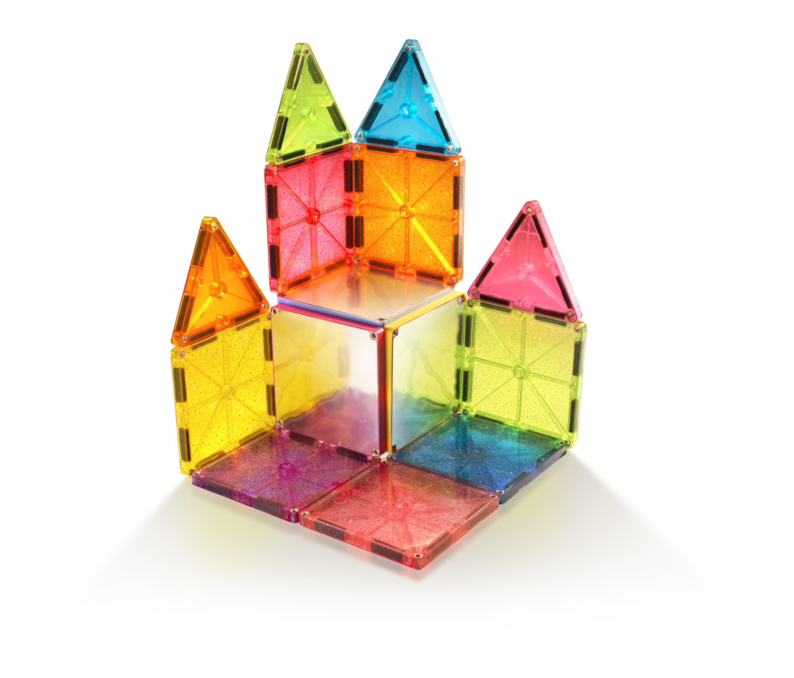 Magna-Tiles – Magnetinis konstruktorius „Žvaigždžių dulkės“, 15 dalių - Image 3