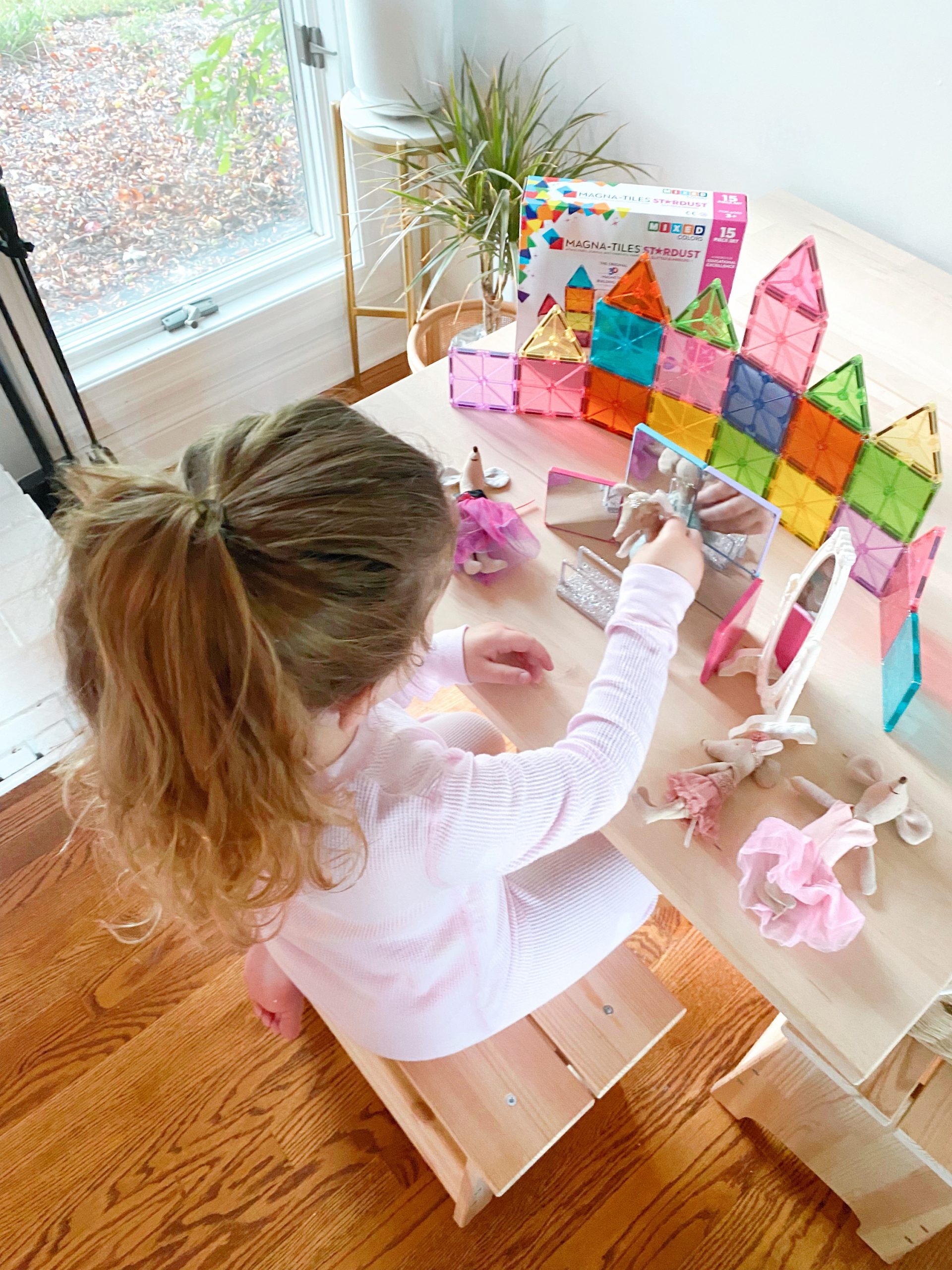Magna-Tiles – Magnetinis konstruktorius „Žvaigždžių dulkės“, 15 dalių - Image 5