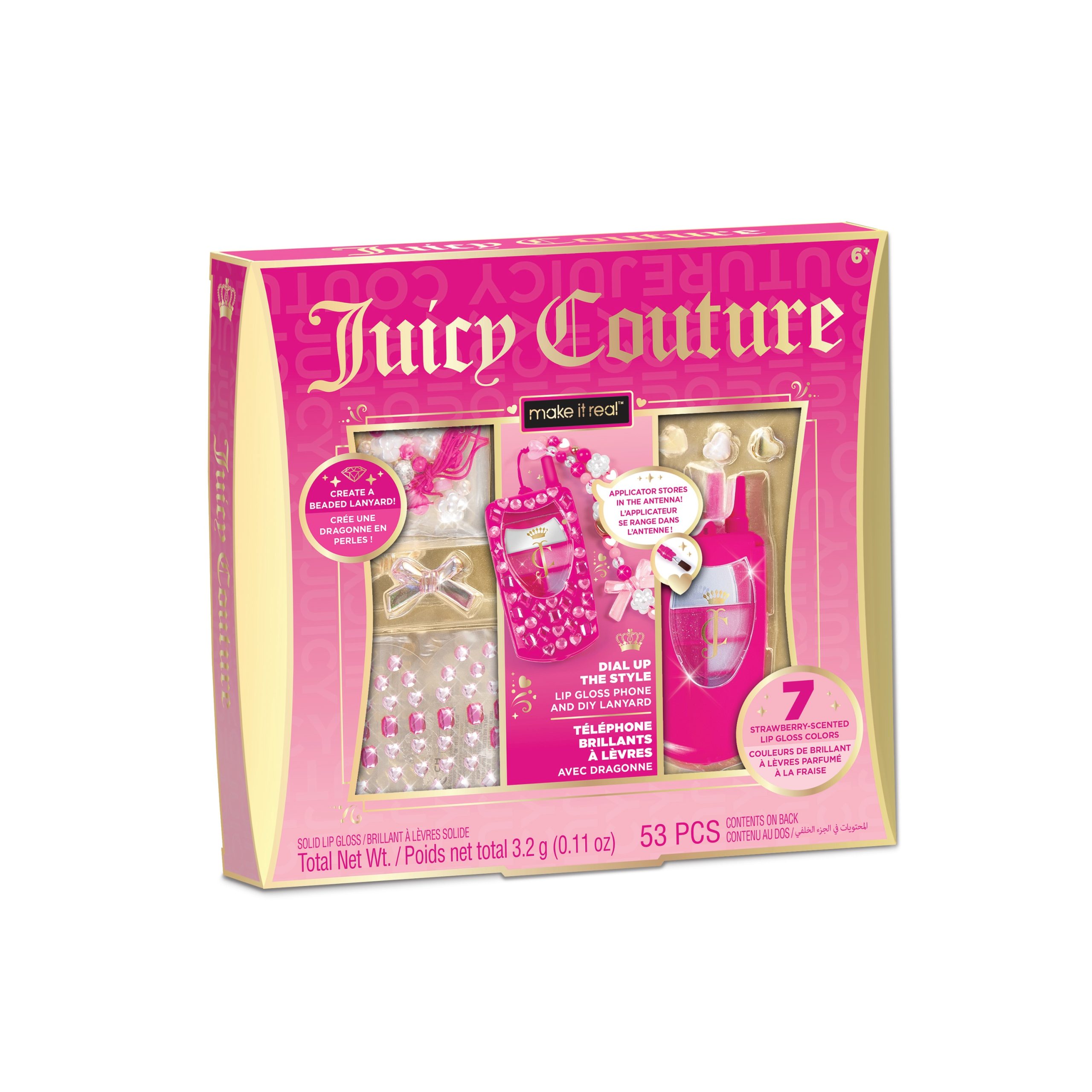 Make It Real – Juicy Couture kūrybinis rinkinys su lūpų blizgiais „Telefonas“
