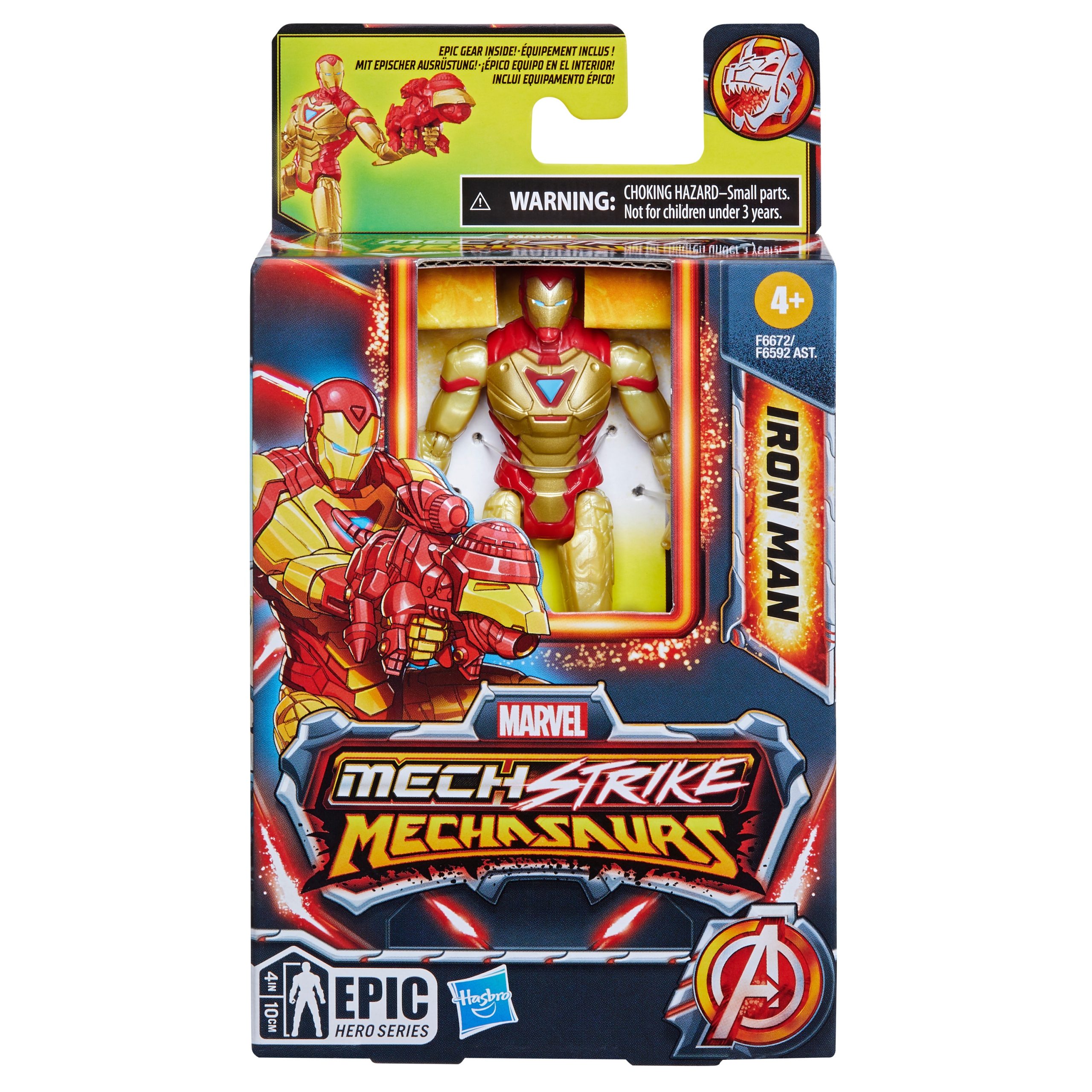 Avengers - Marvel Mech Strike 3.0 figūrėlė - 10 cm
