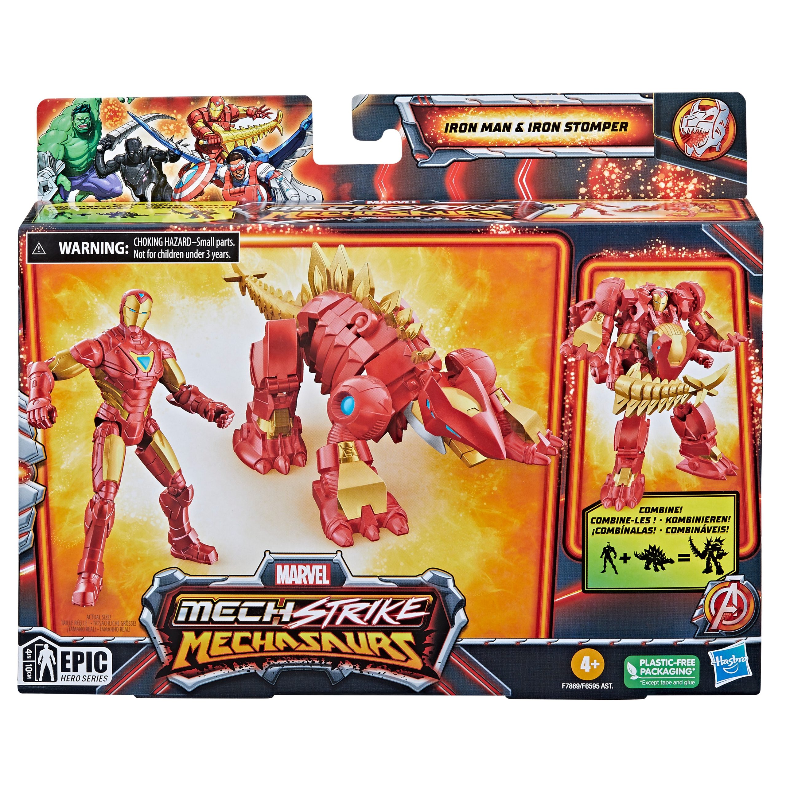 Avengers - Marvel Mech Strike 3.0 figūrėlė ir kostiumas - 10 cm - Image 2