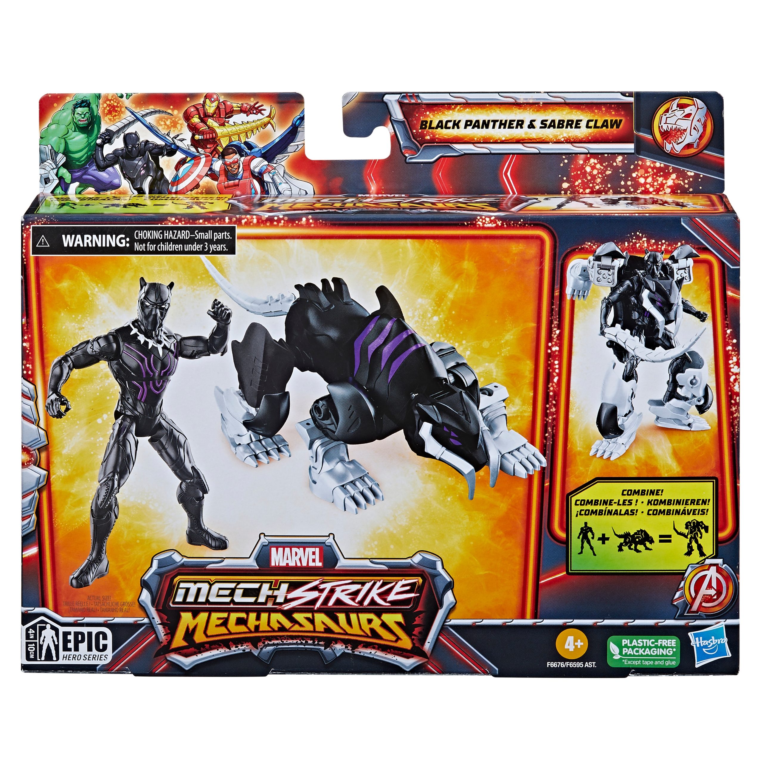 Avengers - Marvel Mech Strike 3.0 figūrėlė ir kostiumas - 10 cm - Image 3