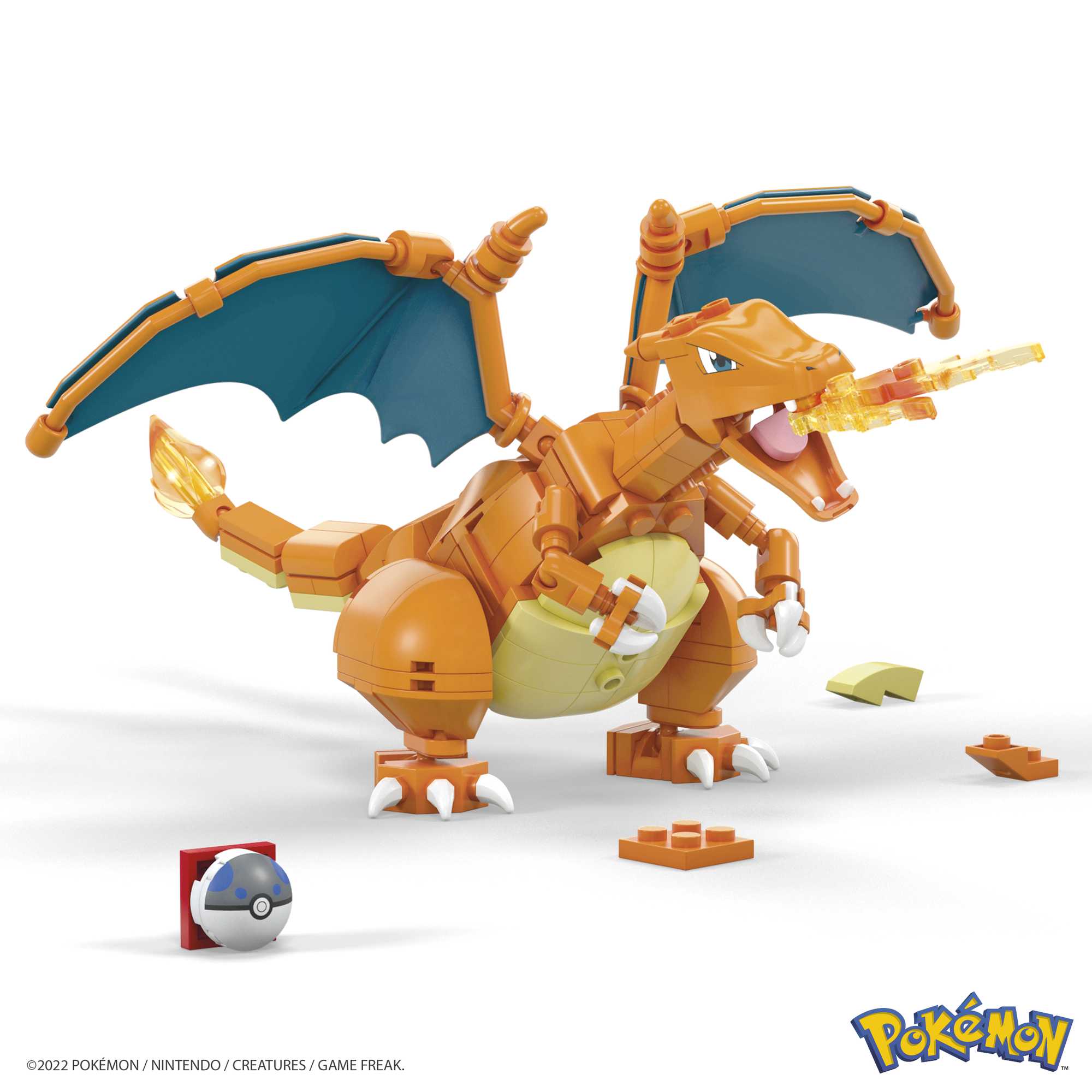 Pokemon - Mega Construx rinkinys Charizard, GWY77 - Image 4