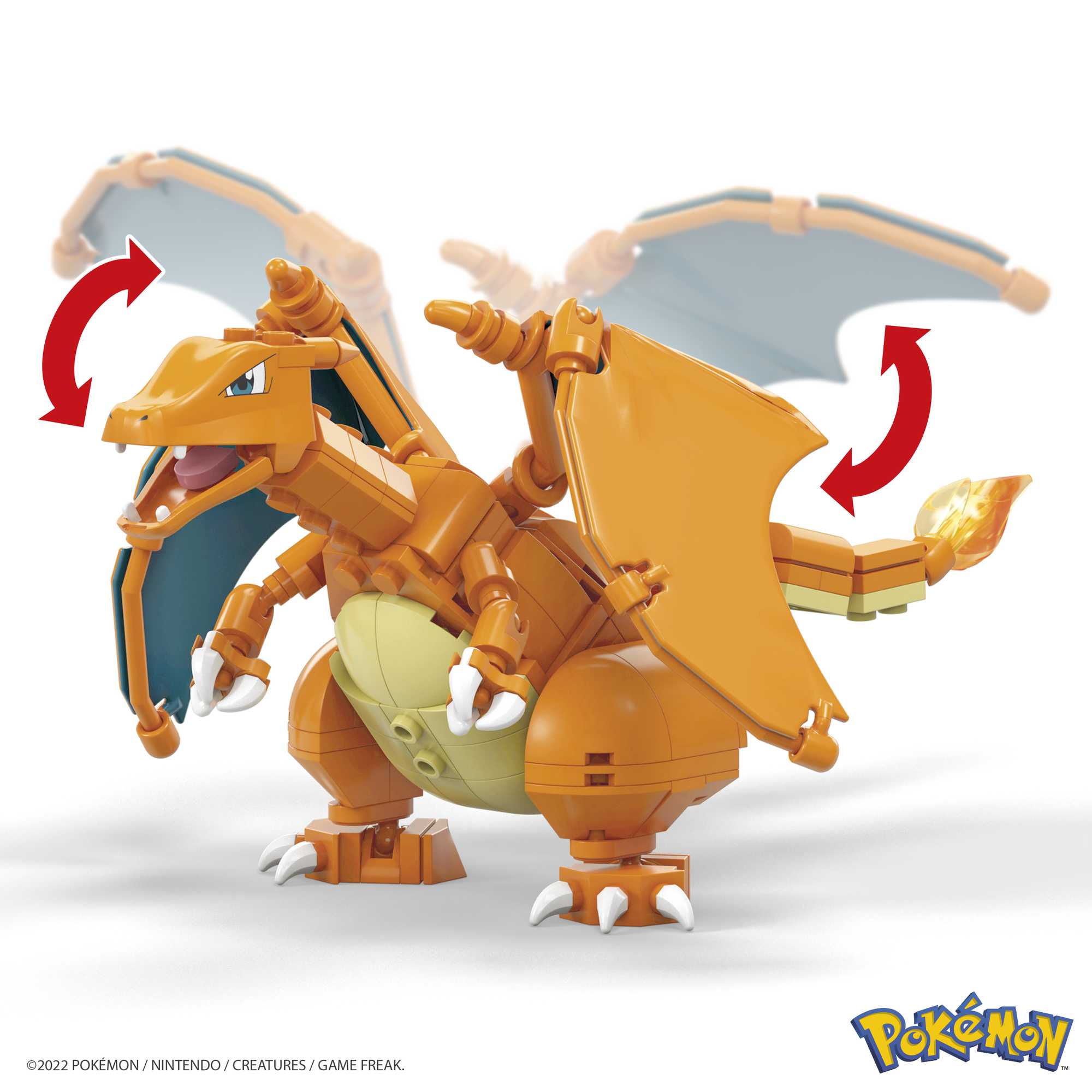 Pokemon - Mega Construx rinkinys Charizard, GWY77 - Image 5