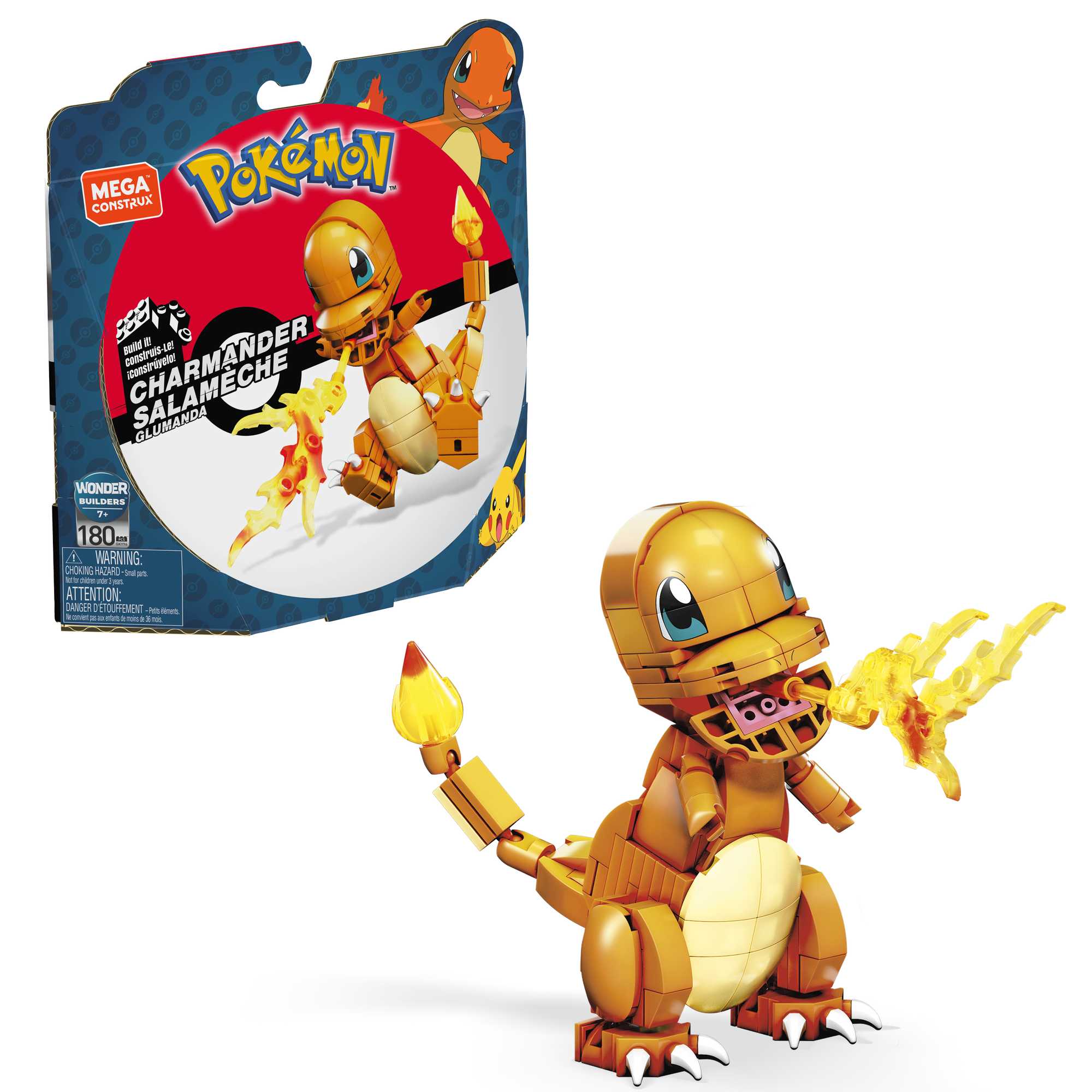 Pokemon - Mega Construx rinkinys Charmander, GKY96