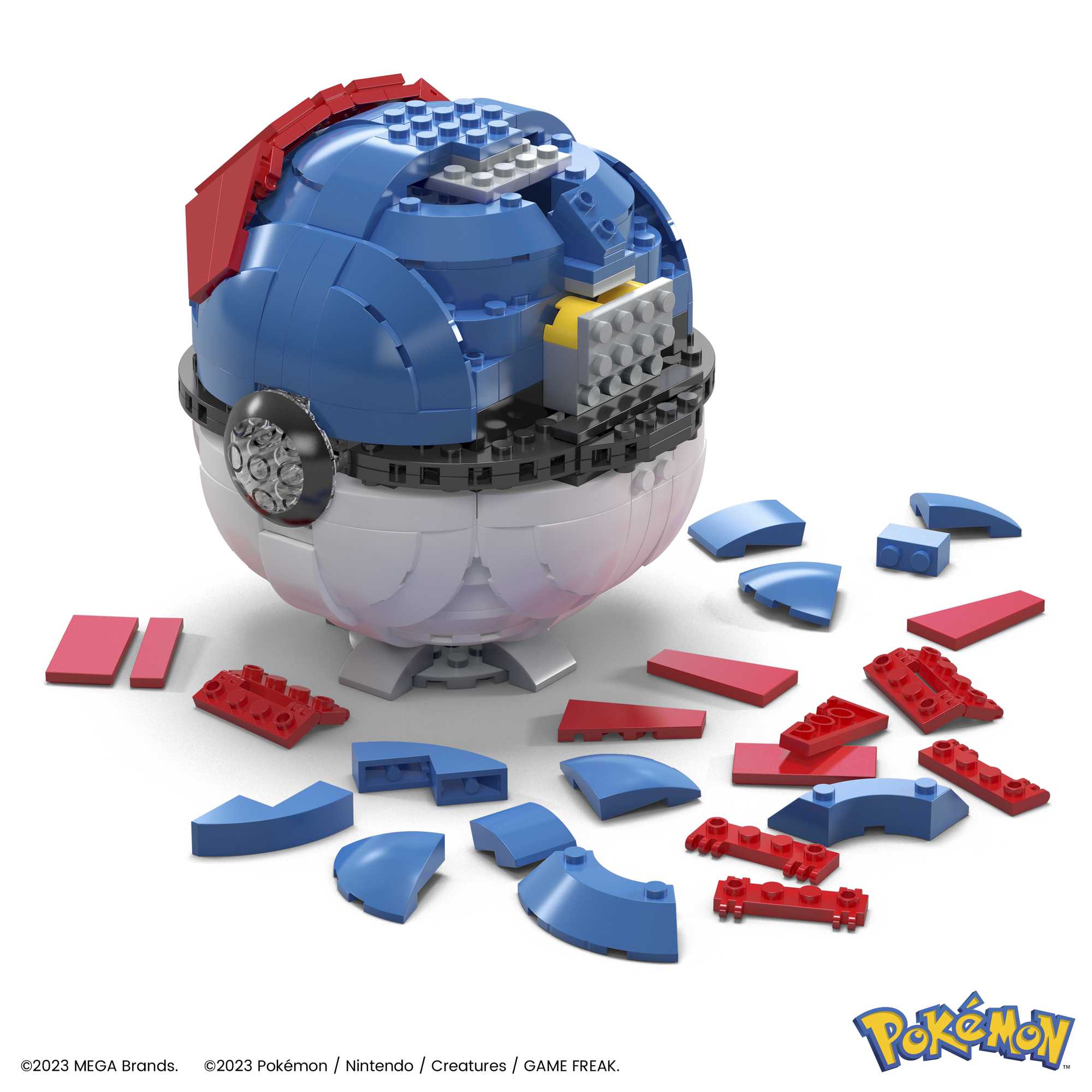 Pokemon - Mega Construx rinkinys Didysis poke rutulys, HMW04 - Image 3