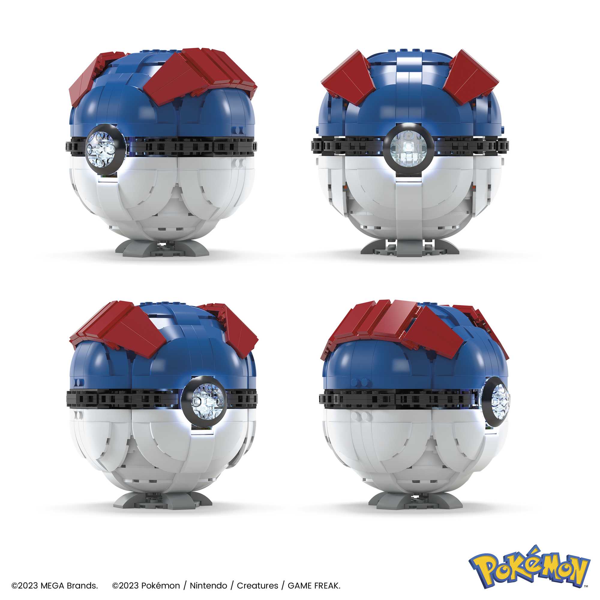 Pokemon - Mega Construx rinkinys Didysis poke rutulys, HMW04 - Image 5