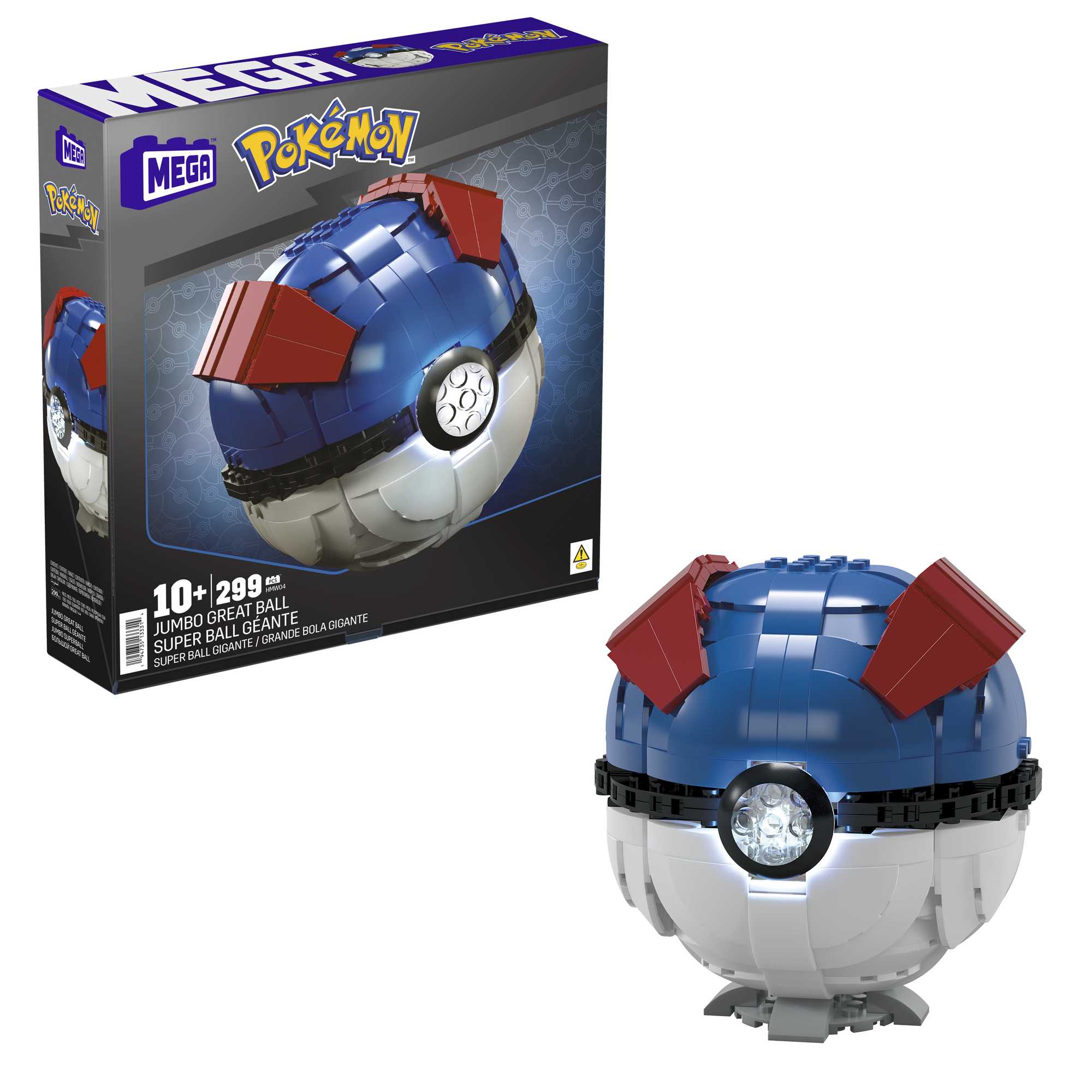 Pokemon - Mega Construx rinkinys Didysis poke rutulys, HMW04