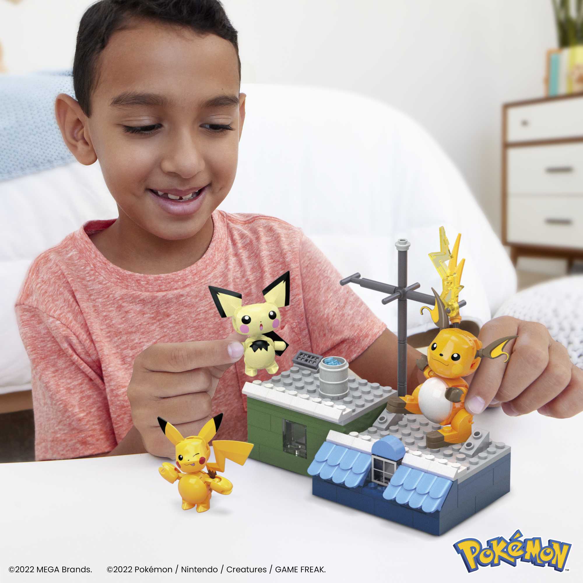 Pokemon - Mega Construx rinkinys Pikachu evoliucija, HKT23 - Image 2