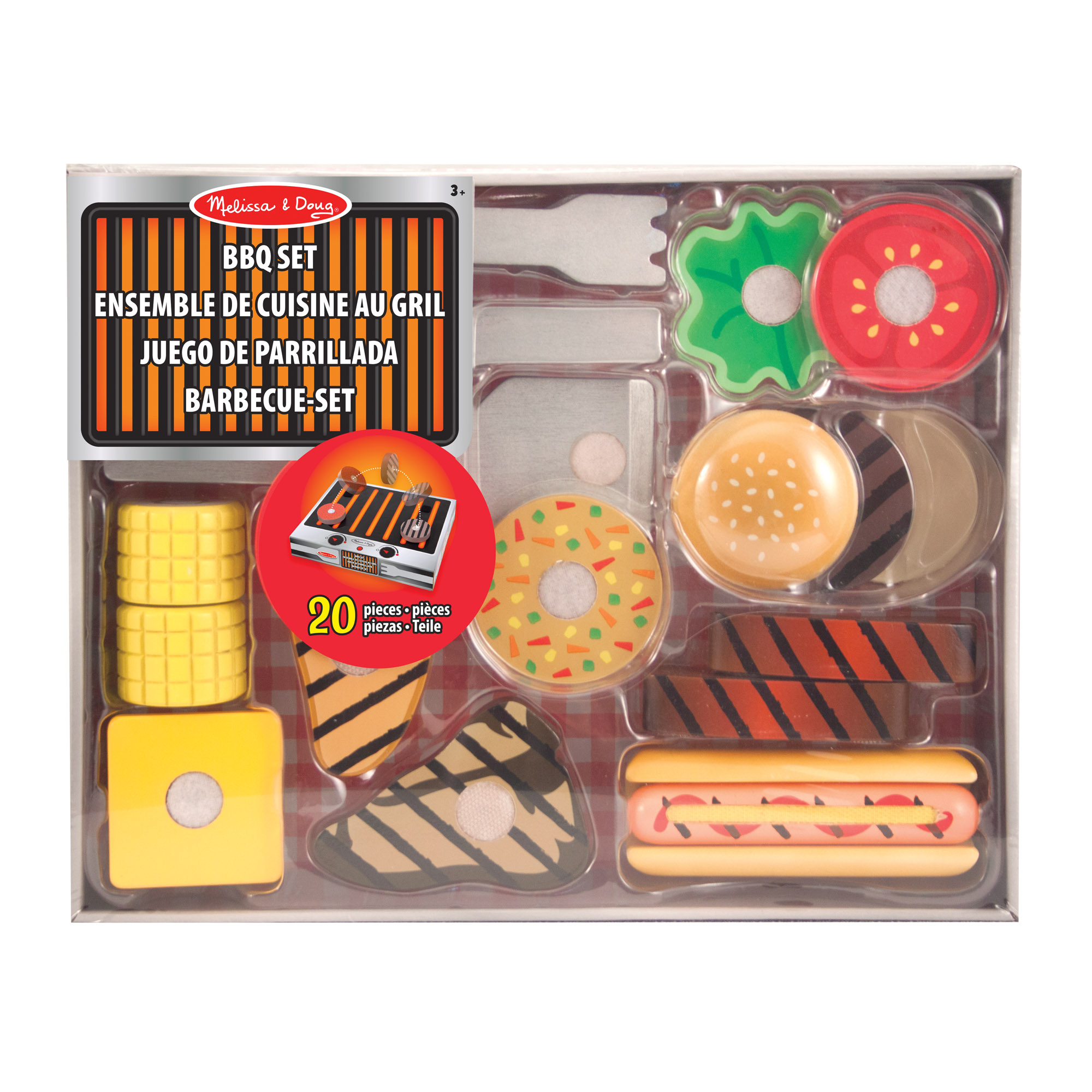 Melissa and Doug – Grill & Serve rinkinys „BBQ" - Image 2