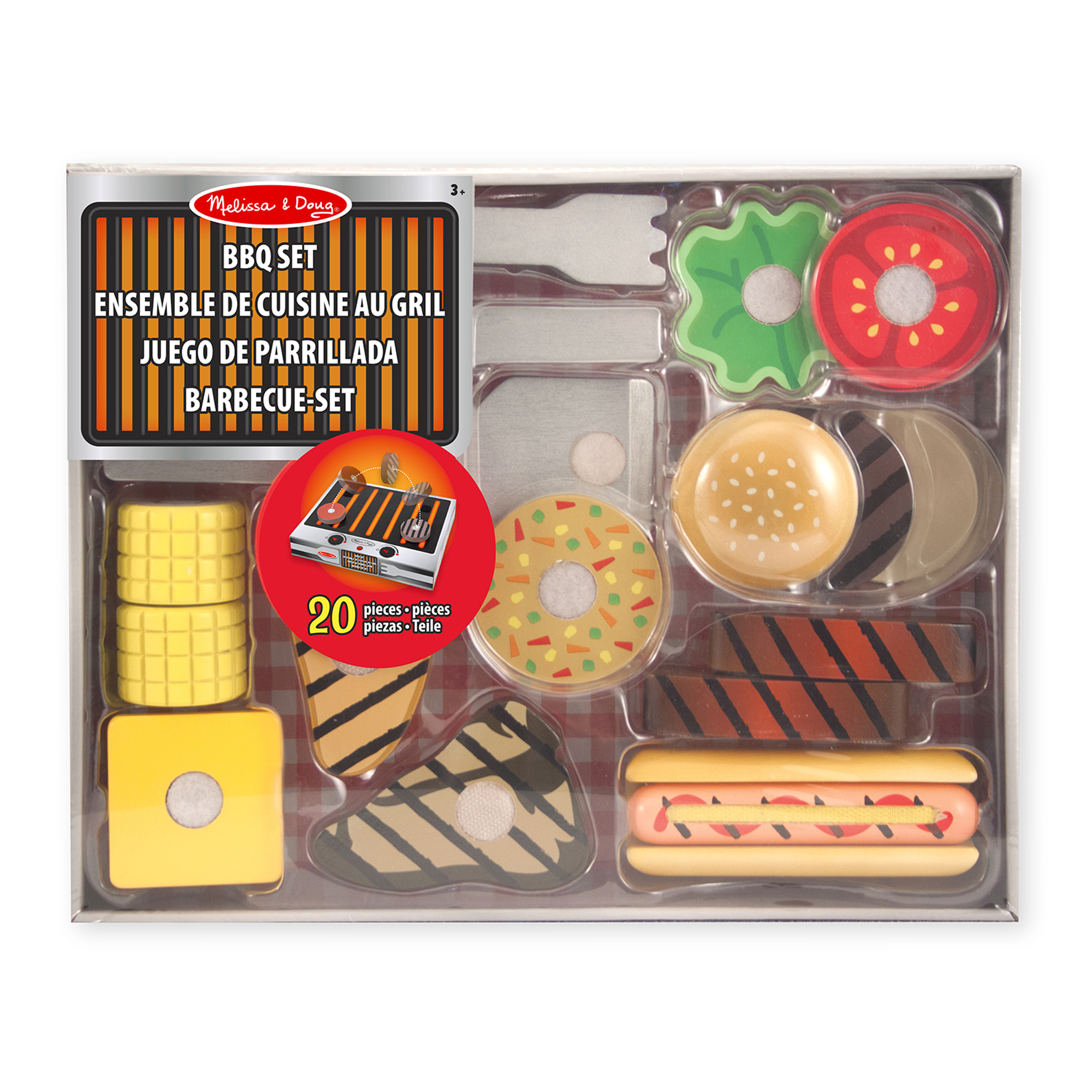 Melissa and Doug – Grill & Serve rinkinys „BBQ" - Image 3