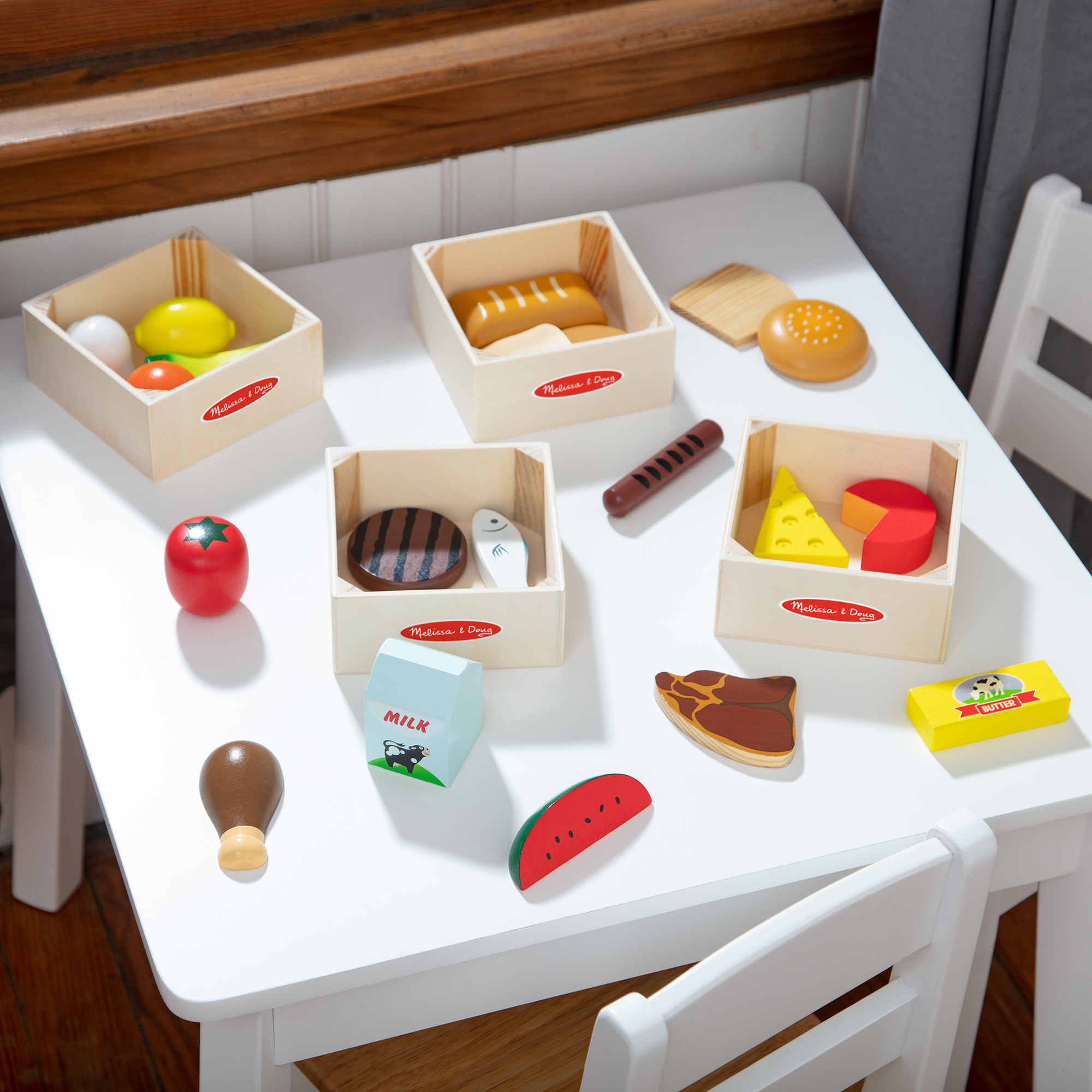 Melissa and Doug – Rinkinys „Maisto produktų grupės" - Image 9