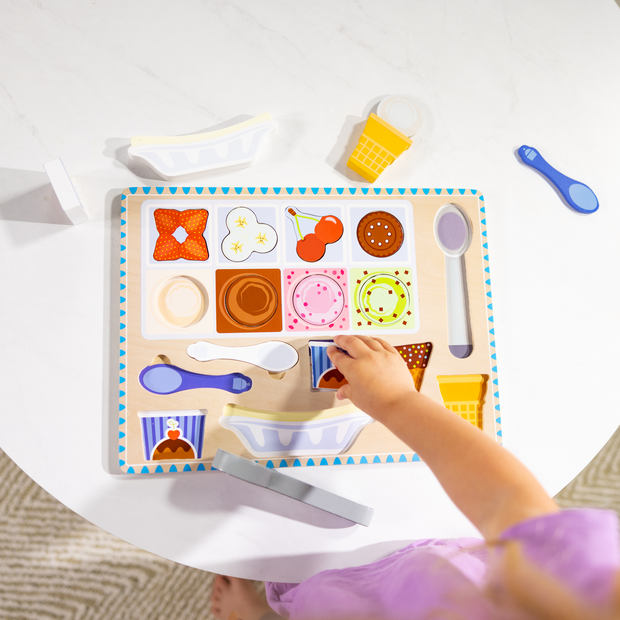 Melissa and Doug – Medinis magnetinis rinkinys „Ledai“ - Image 2