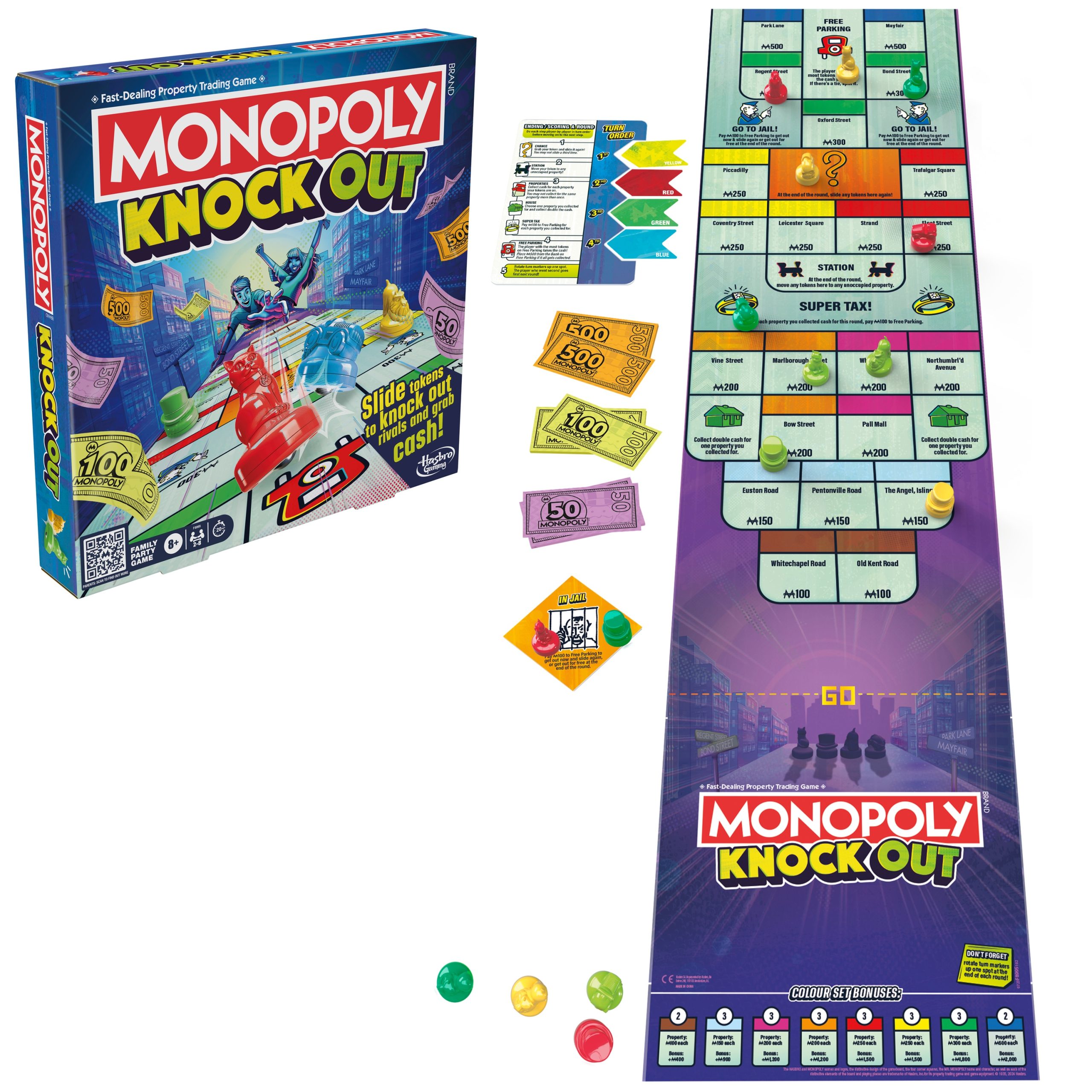 MONOPOLY - Stalo žaidimas „Knockout“, ENG - Image 4
