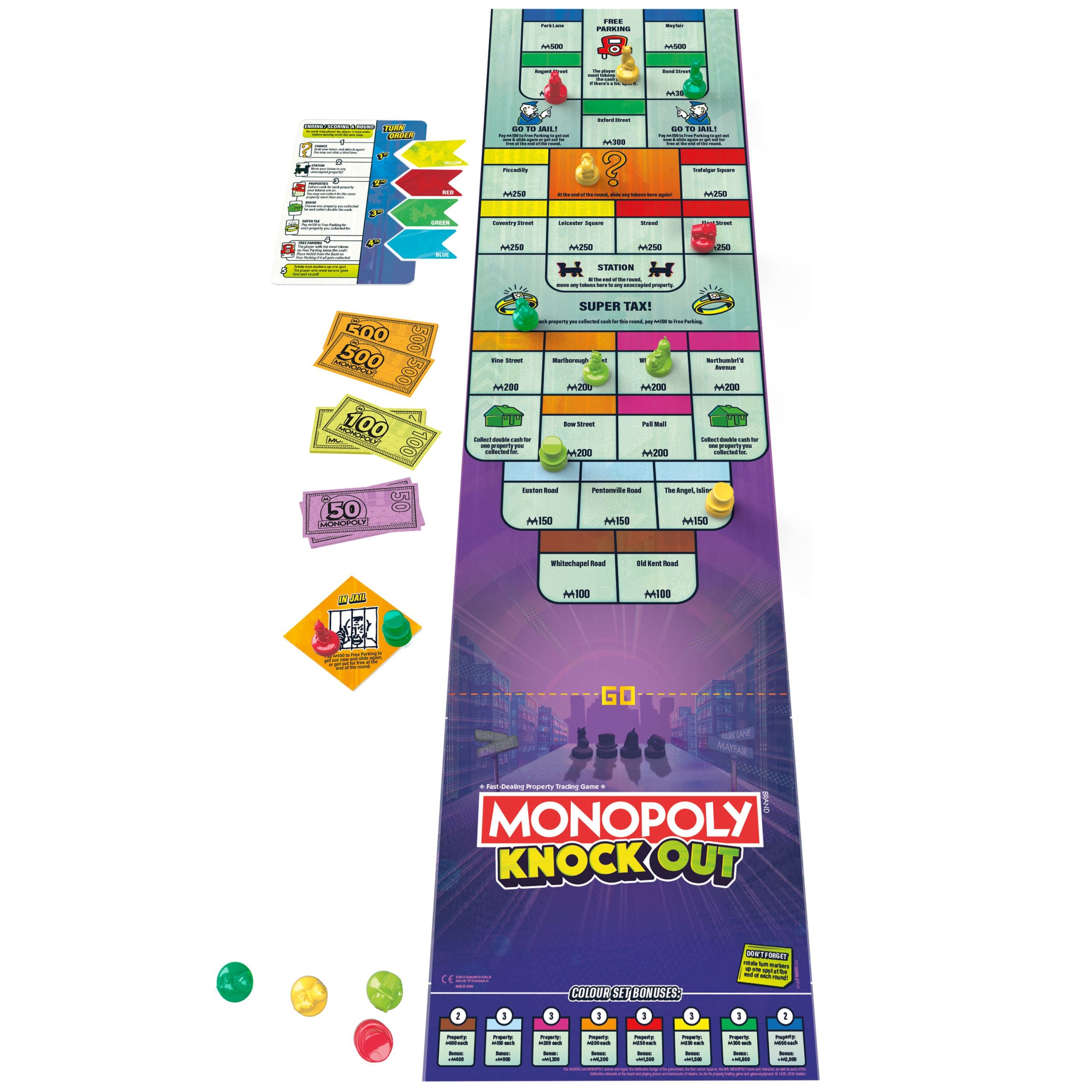 MONOPOLY - Stalo žaidimas „Knockout“, ENG - Image 7