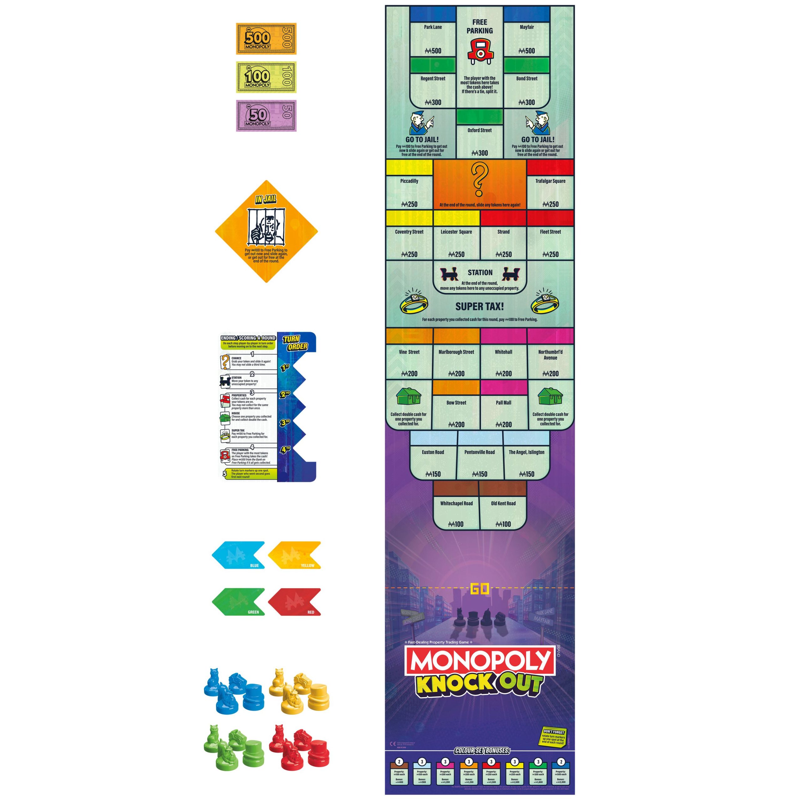 MONOPOLY - Stalo žaidimas „Knockout“, ENG - Image 8