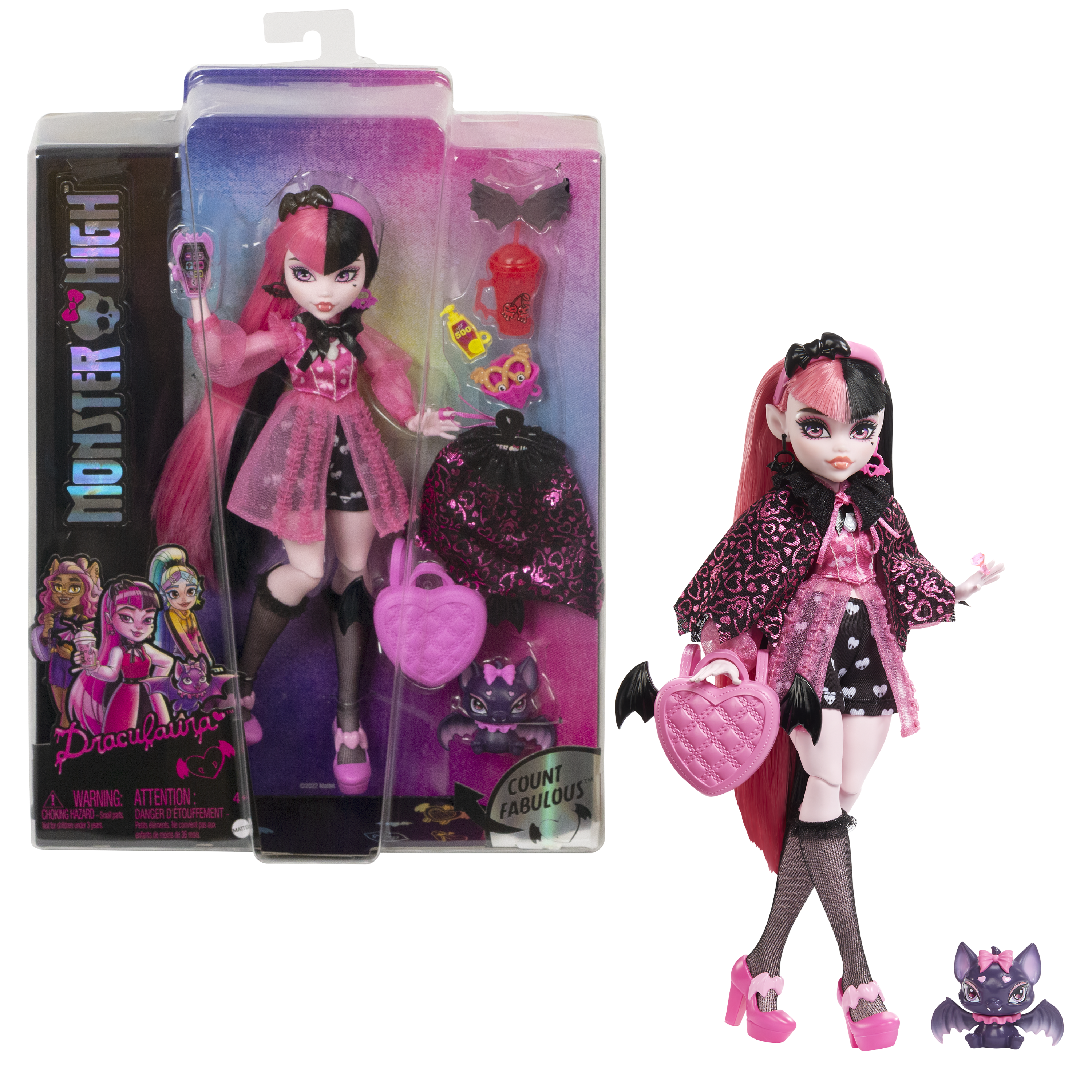 Monster High - Lėlė Draculaura, HHK51