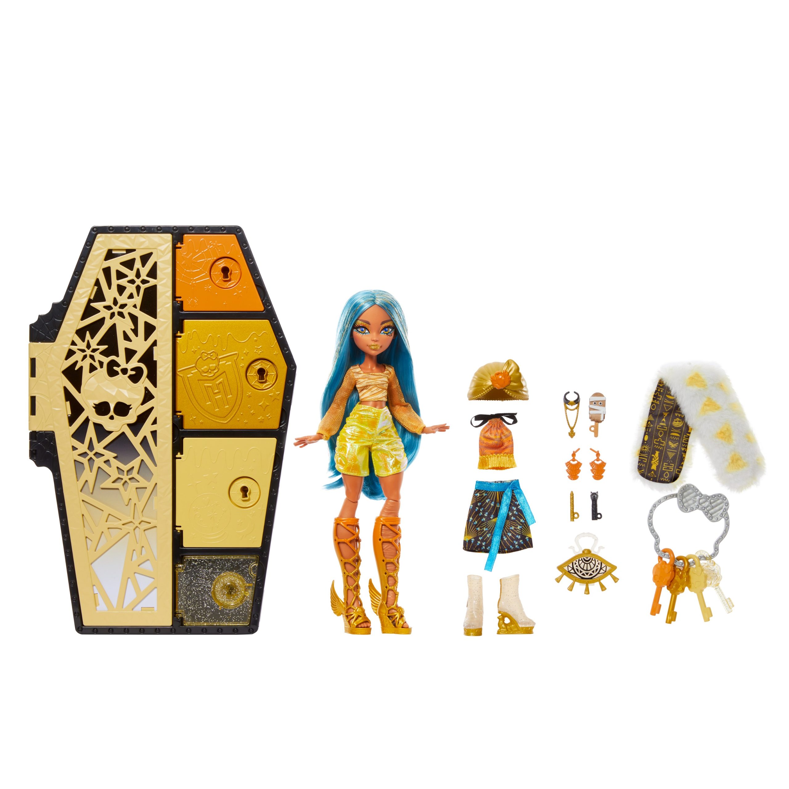 Monster High - Skulltimates siurprizų rinkinys Cleo De Nile, HNF76