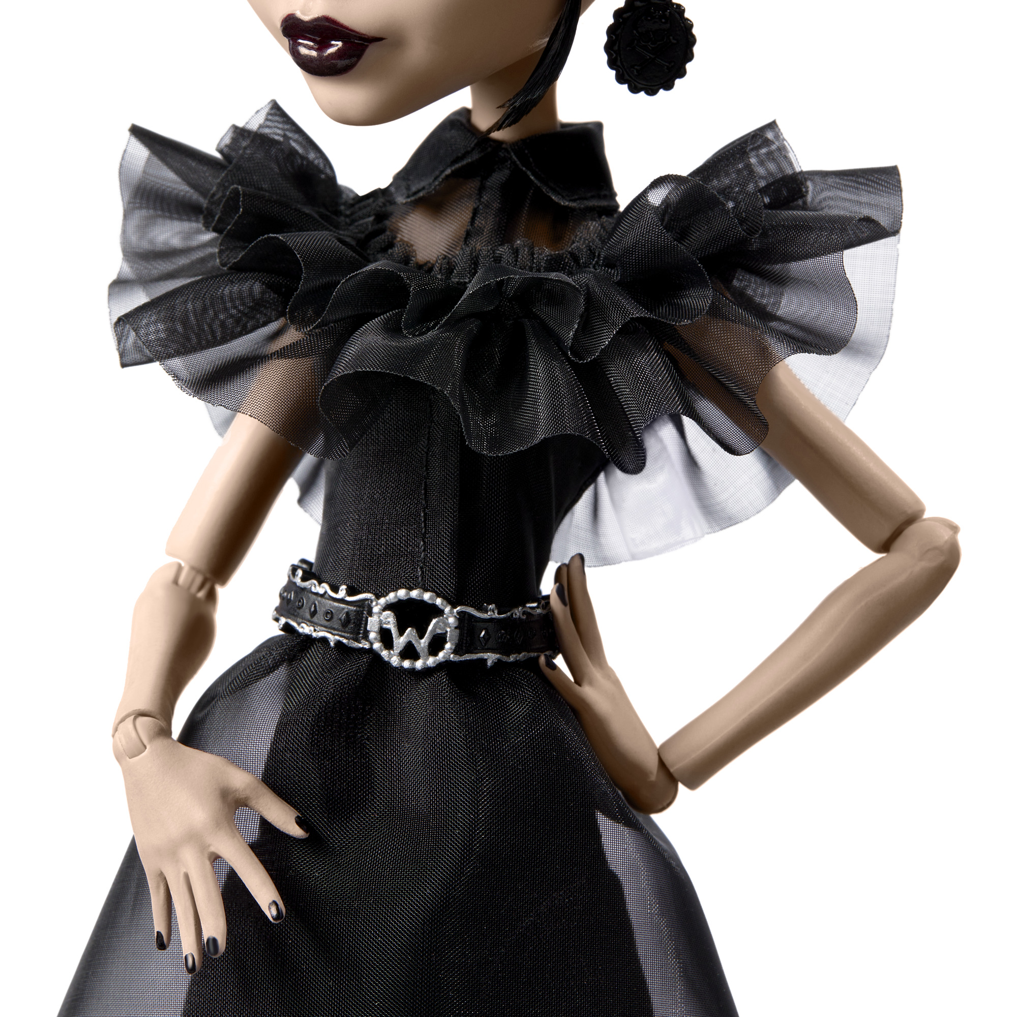 Monster High - Wednesday lėlė juoda suknele, HXJ03 - Image 5