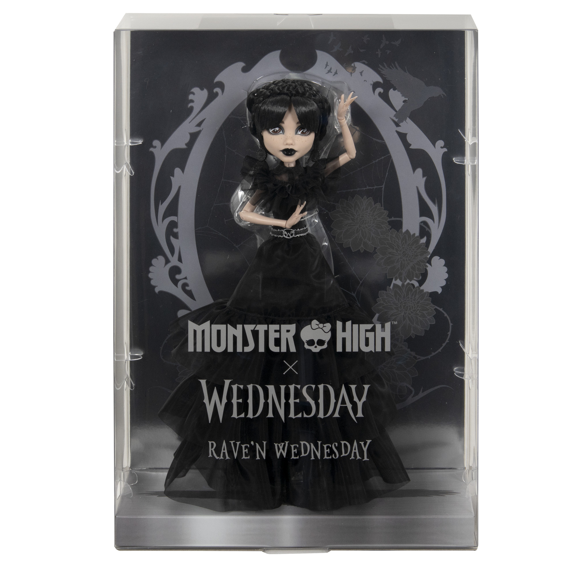 Monster High - Wednesday lėlė juoda suknele, HXJ03 - Image 8
