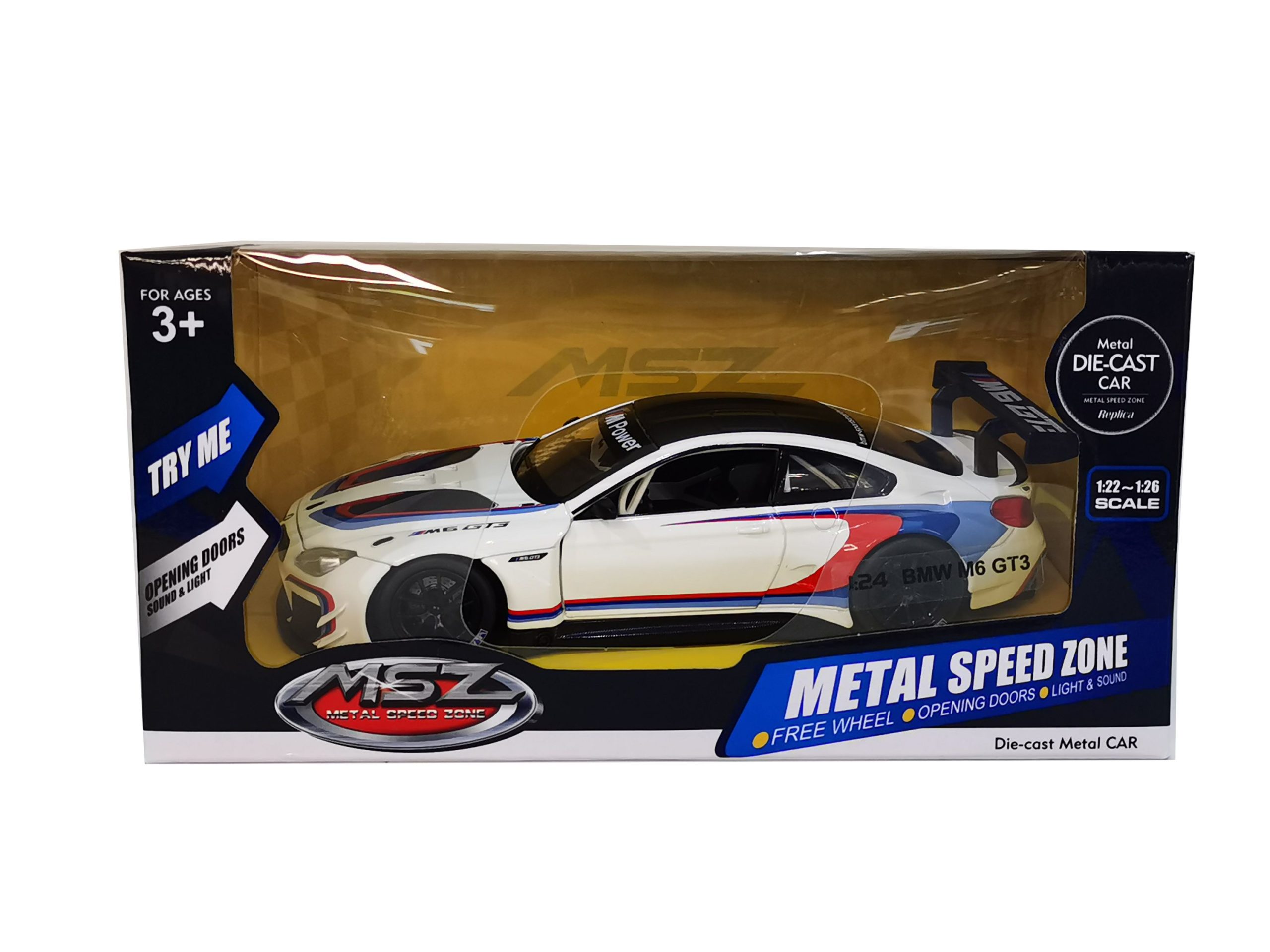 MSZ - Automobilis BMW M6 GT3, 1:24
