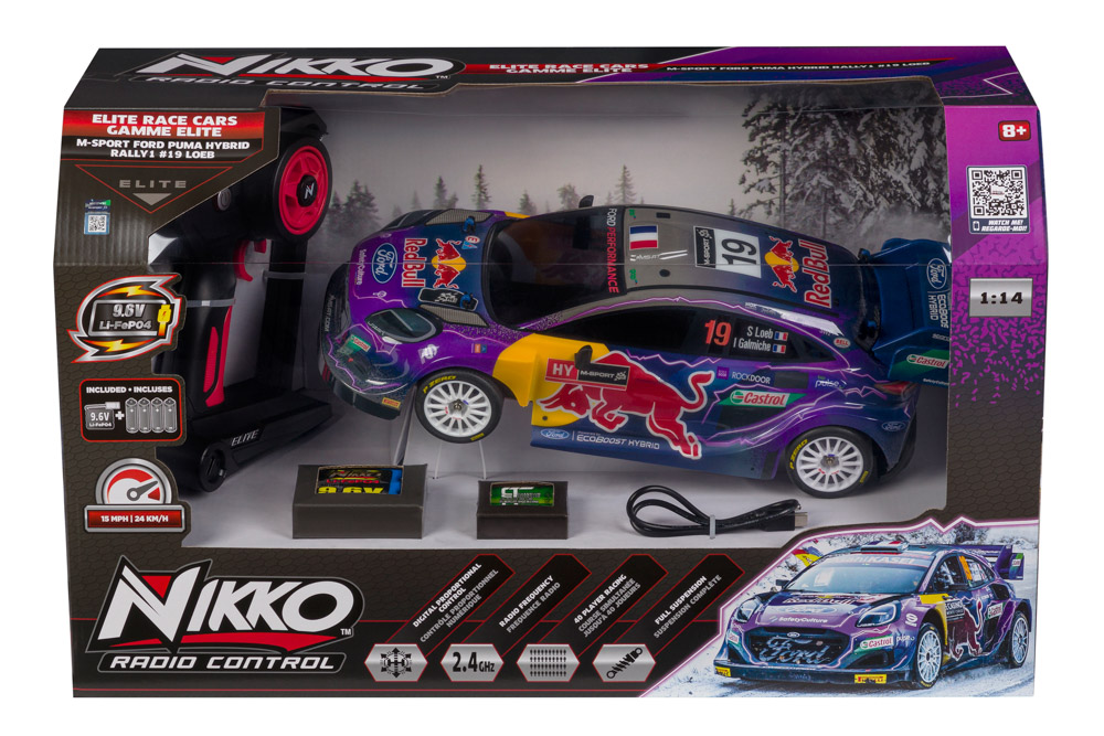 Nikko – RC automobilis M-Sport Ford Puma #19 Loeb, 1:14