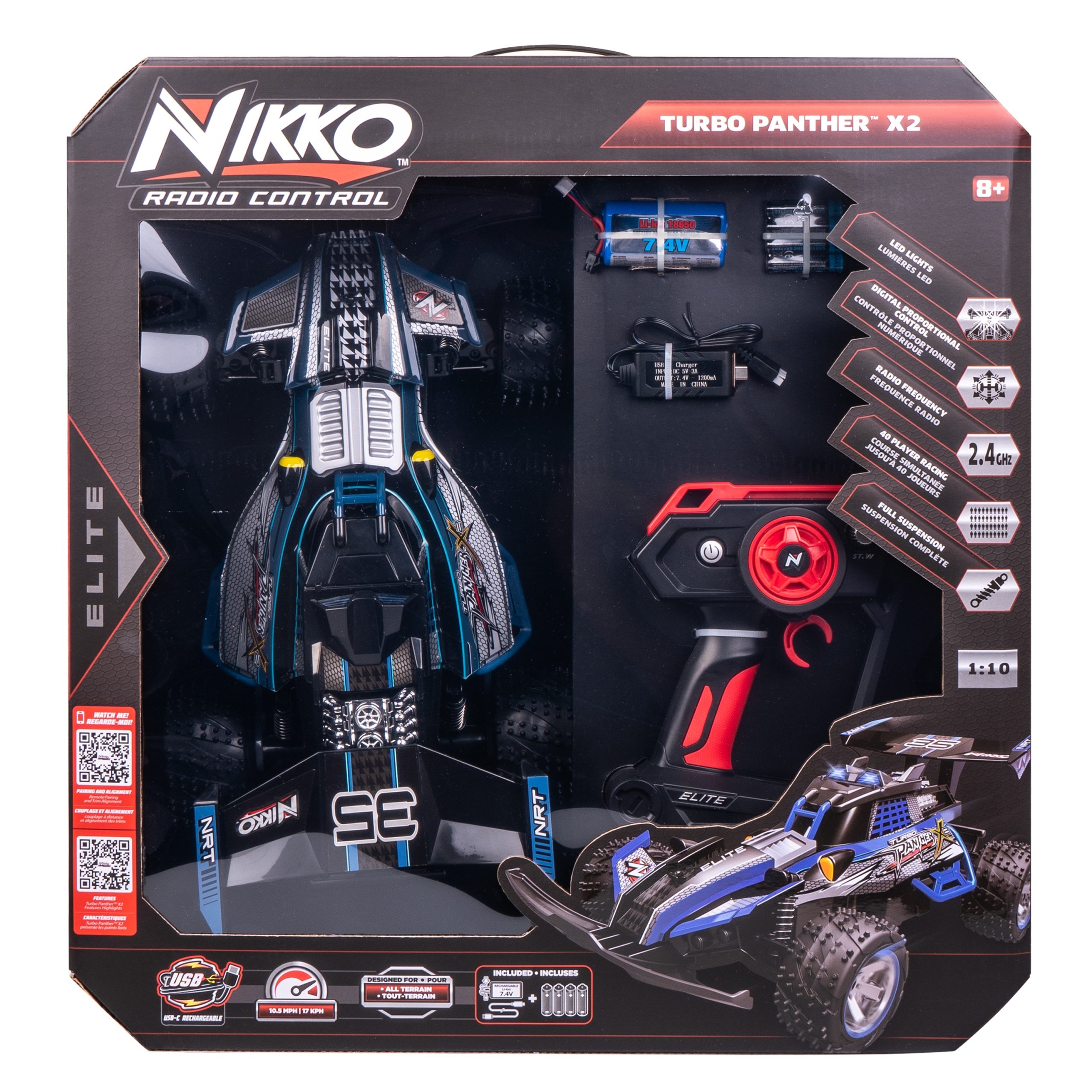 Nikko – RC automobilis Turbo Panther X2, 1:10