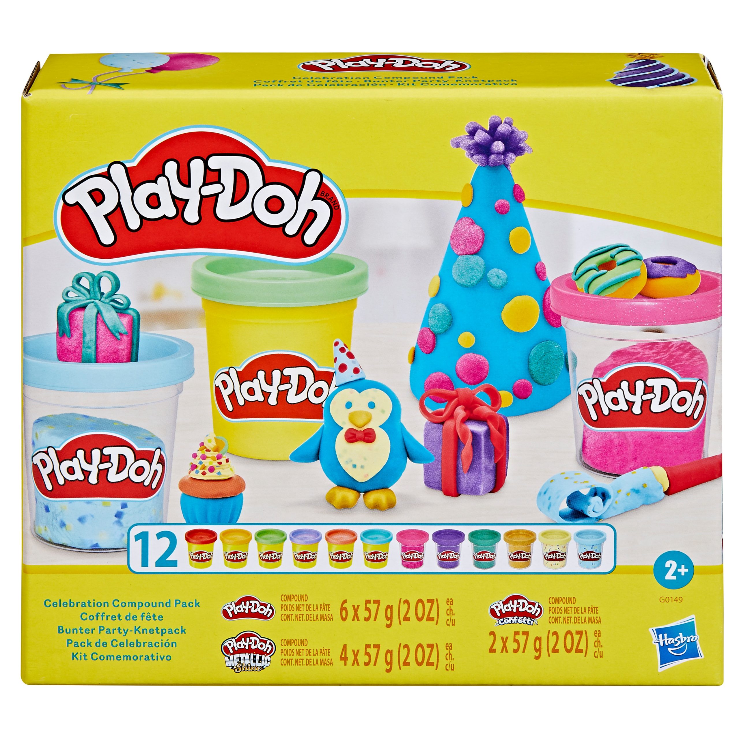 Play-Doh – Šventinis rinkinys, 12 vnt