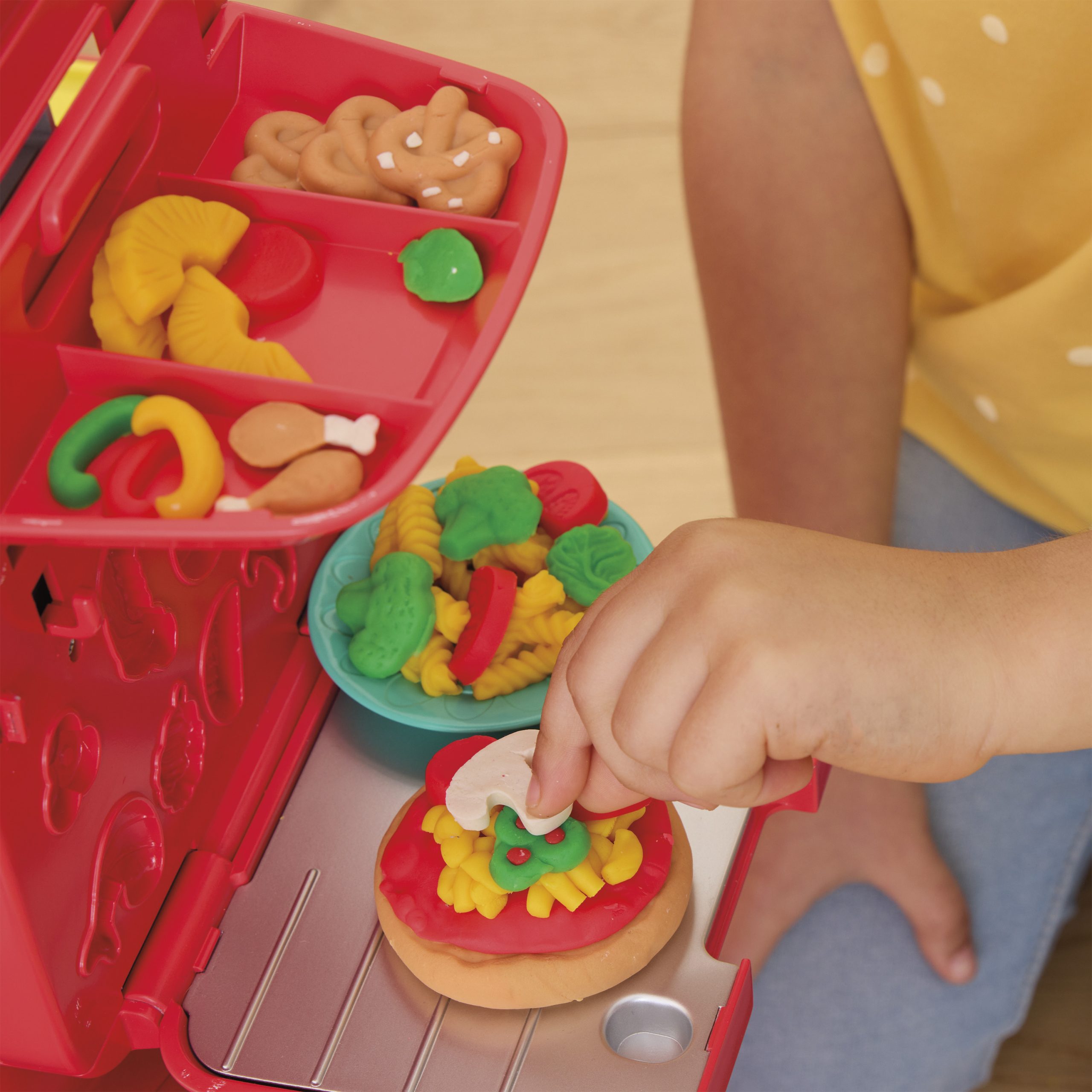 Play-Doh – Žaidimų rinkinys picos pristatymo motoroleris - 49 cm - Image 12